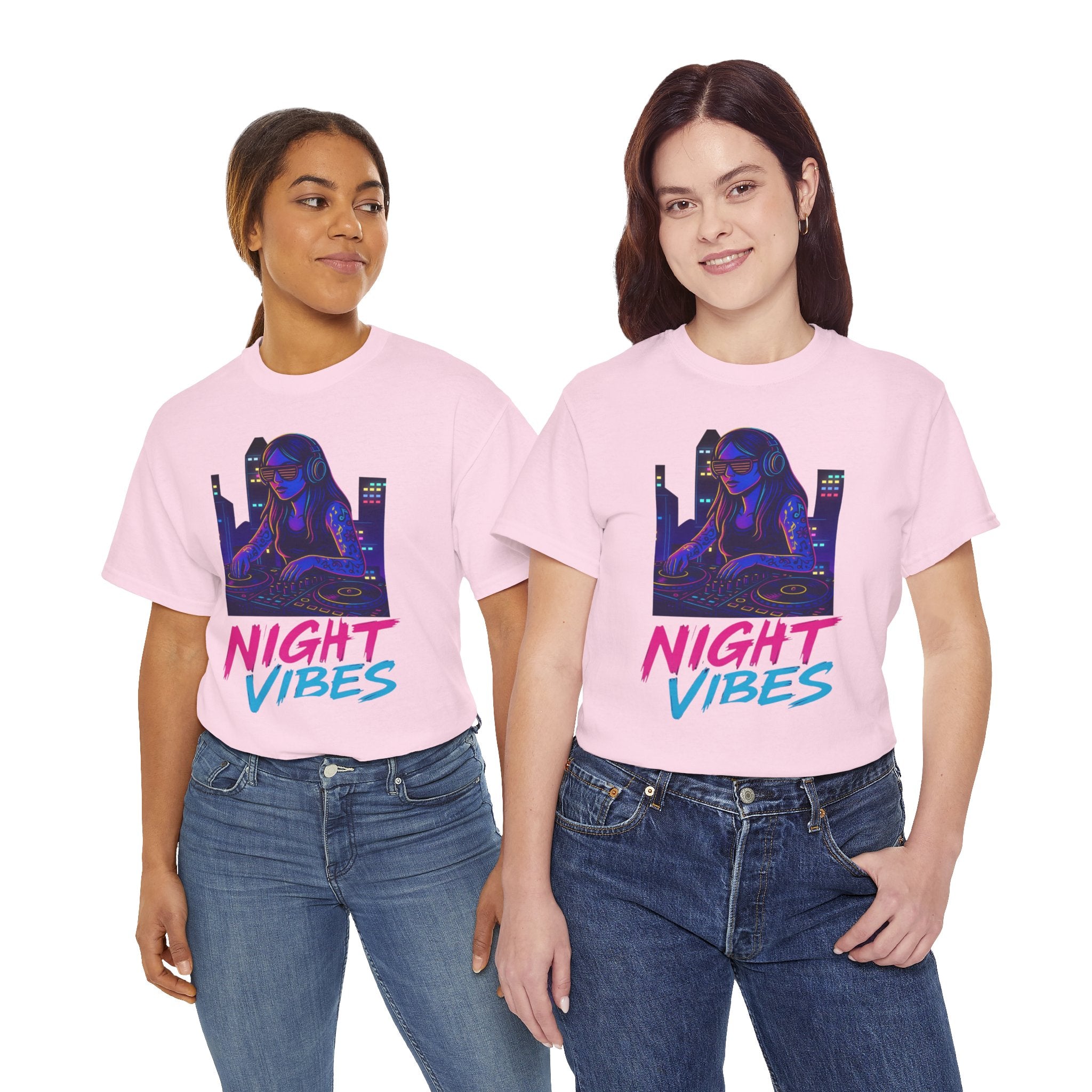 Night Vibes Unisex Heavy Cotton Tee