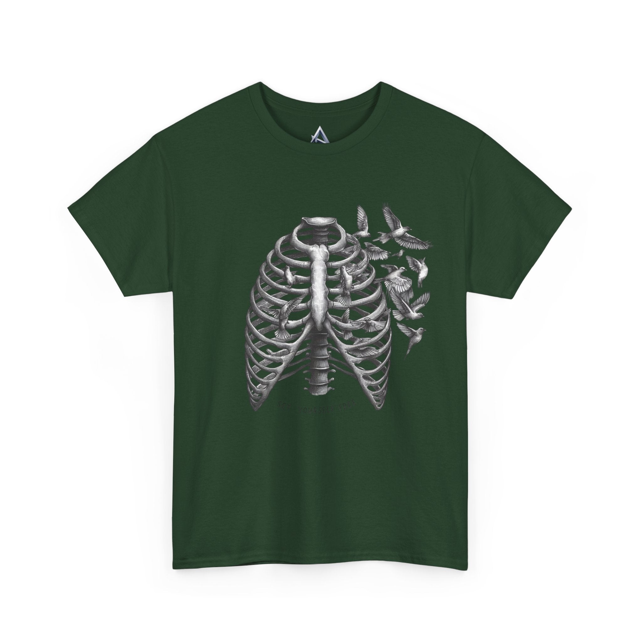 Botanical Lungs Unisex Heavy Cotton Tee