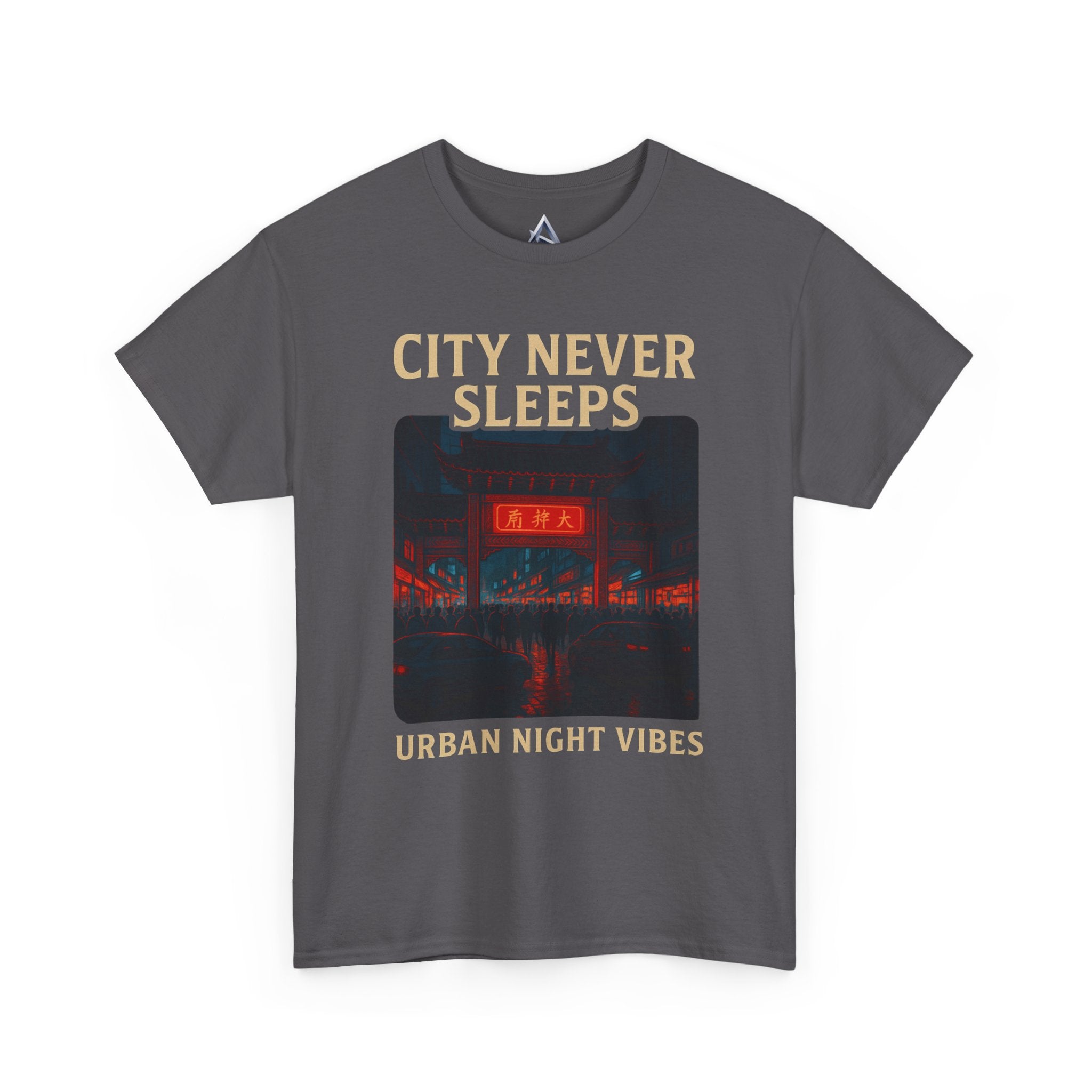Urban City Night Vibes Unisex Heavy Cotton Tee