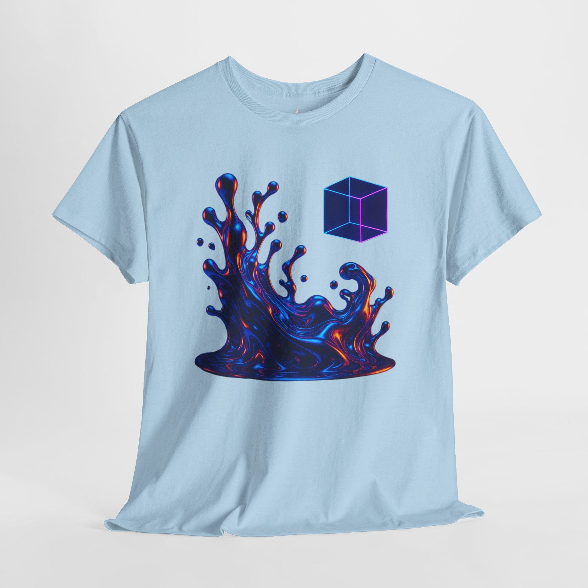 Vibrant Splash Art Unisex Heavy Cotton Tee