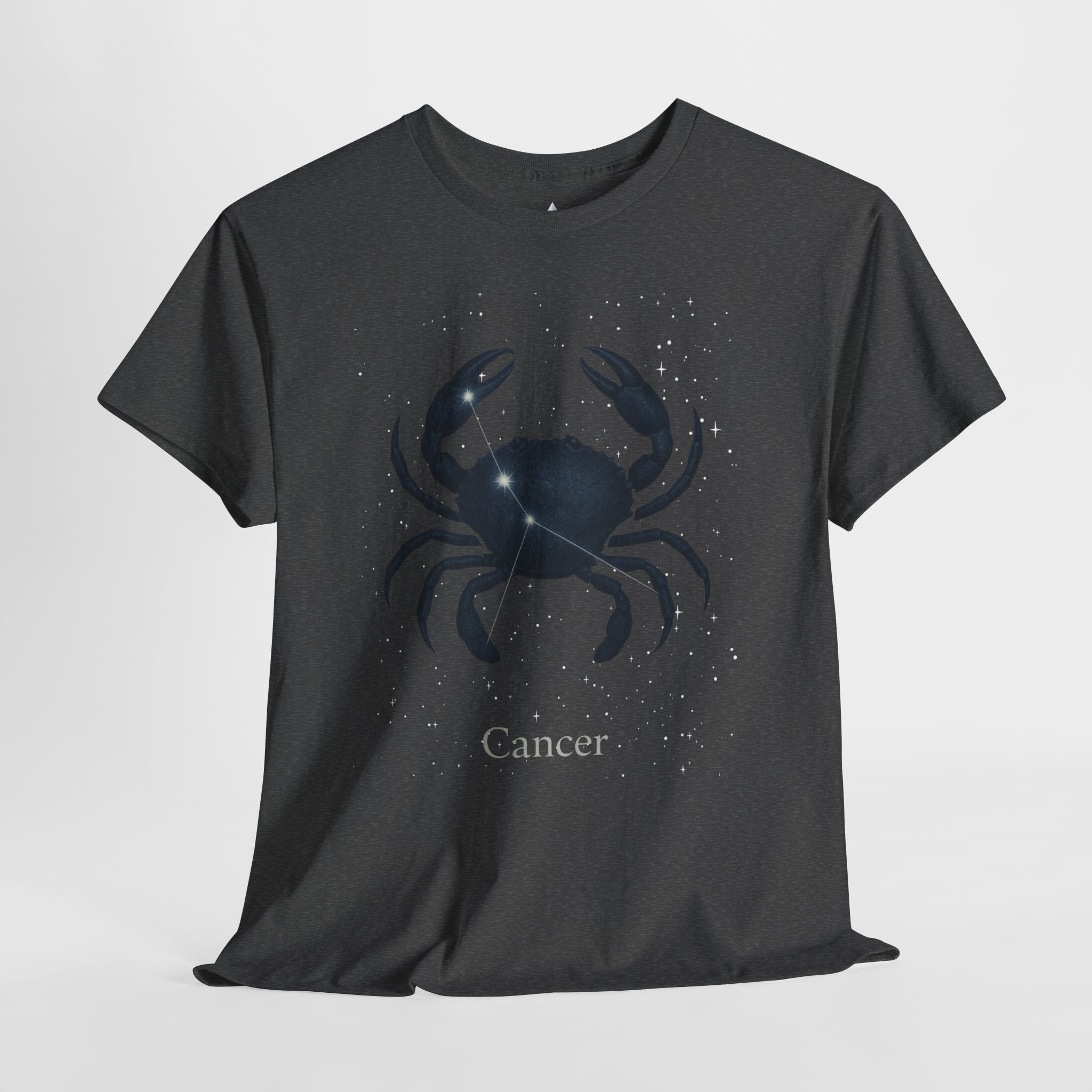 Cosmic Cancer Zodiac Unisex Heavy Cotton Tee