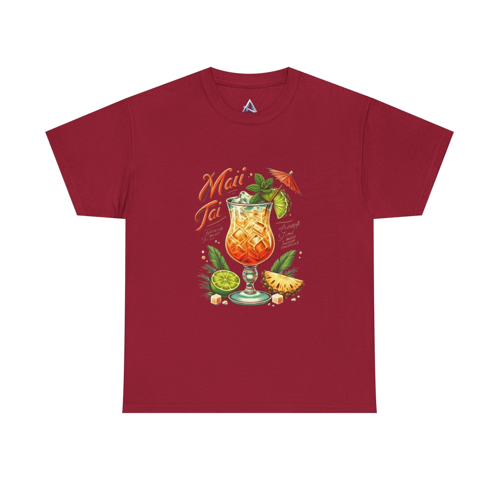 Maui Tai Cocktail Unisex Heavy Cotton Tee