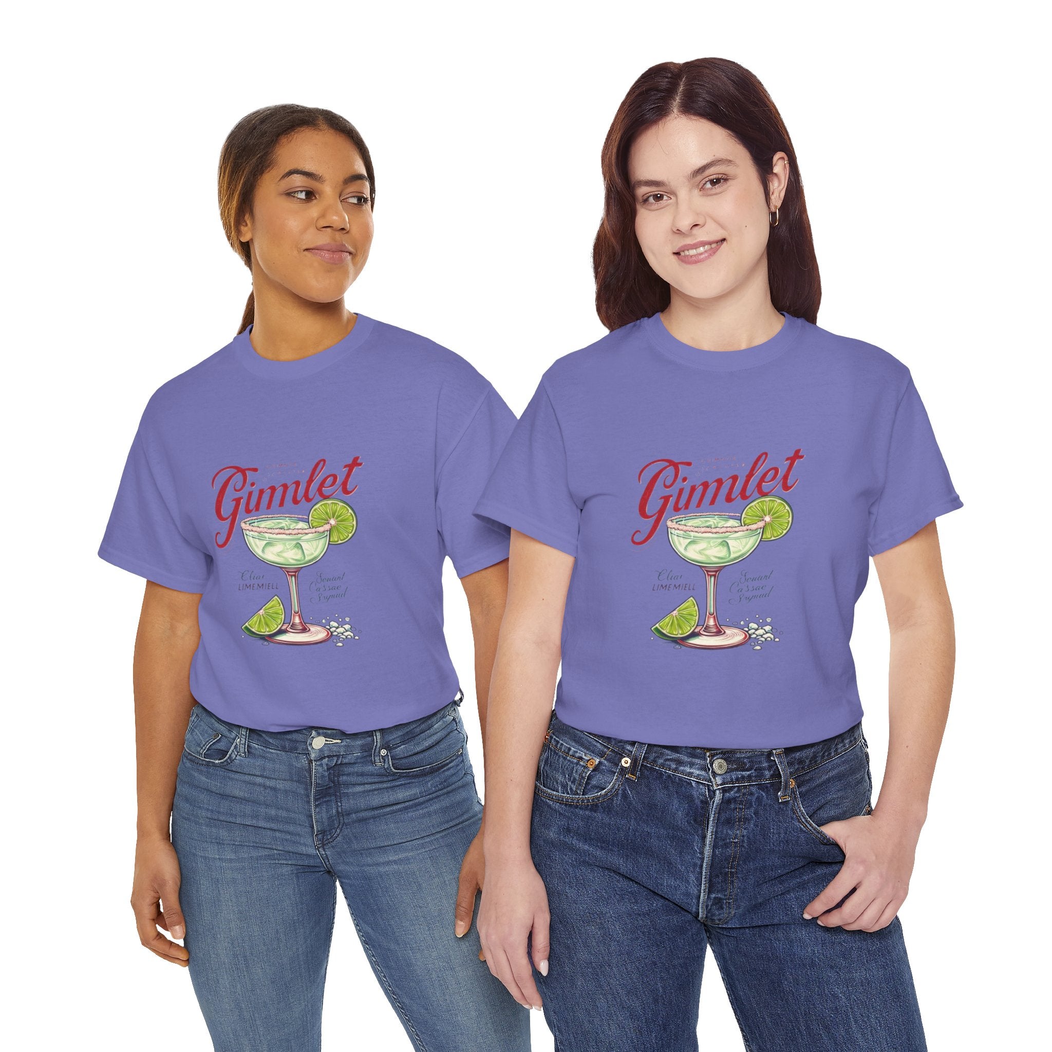 Gimlet Cocktail Unisex Heavy Cotton Tee