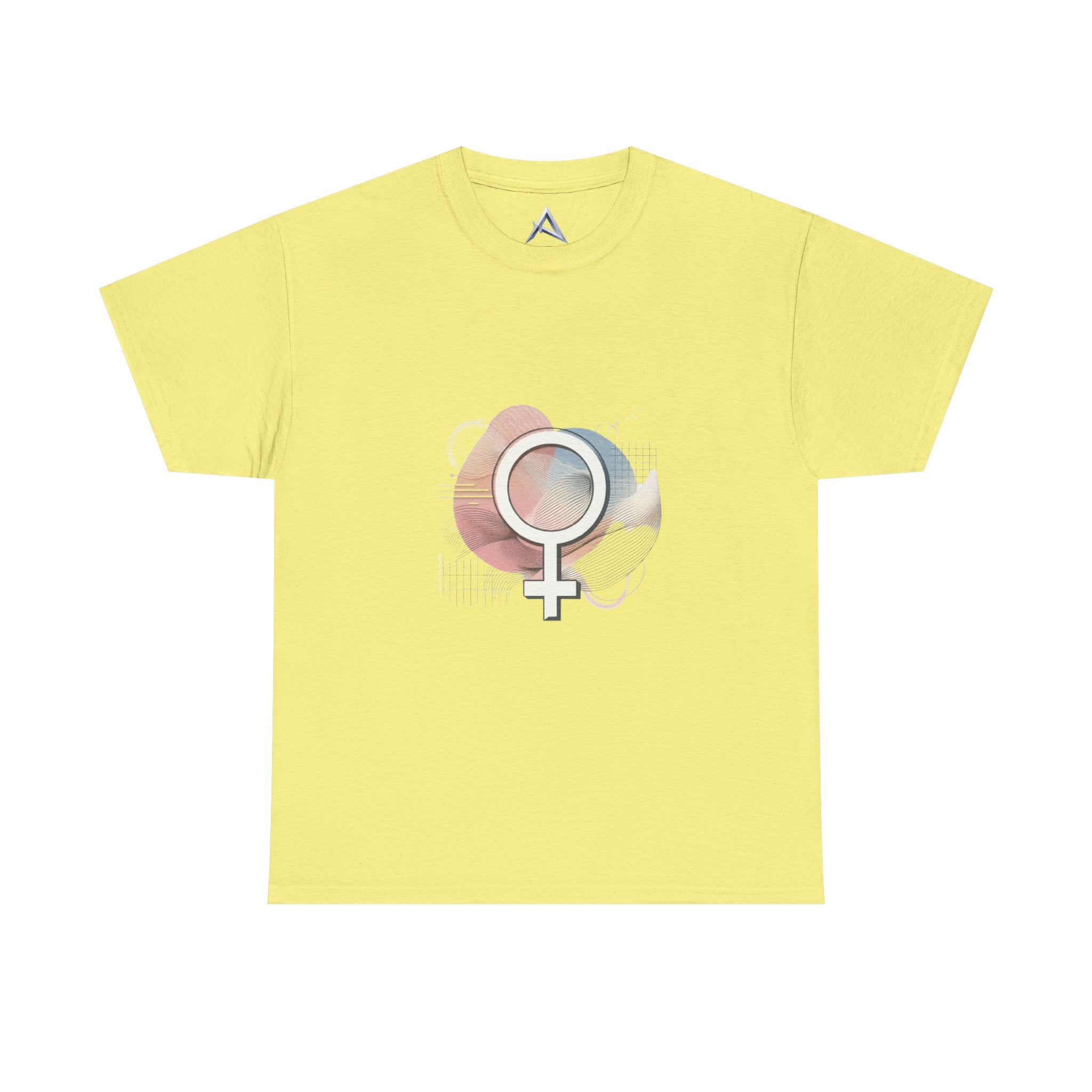 Artistic Female Symbol Unisex Heavy Cotton Tee