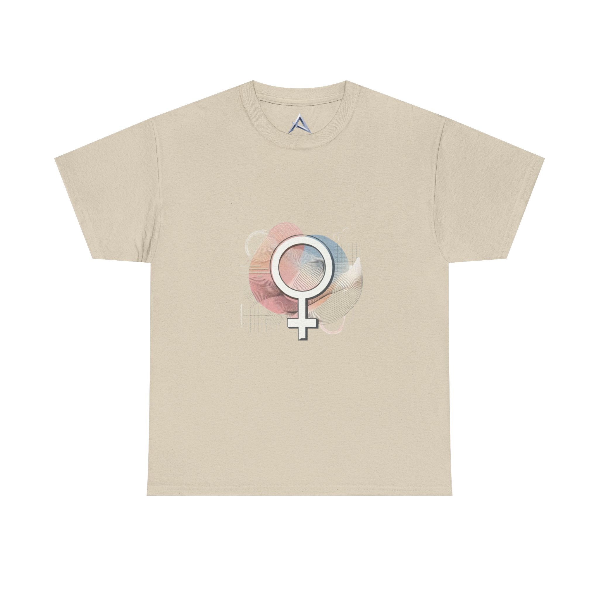 Artistic Female Symbol Unisex Heavy Cotton Tee