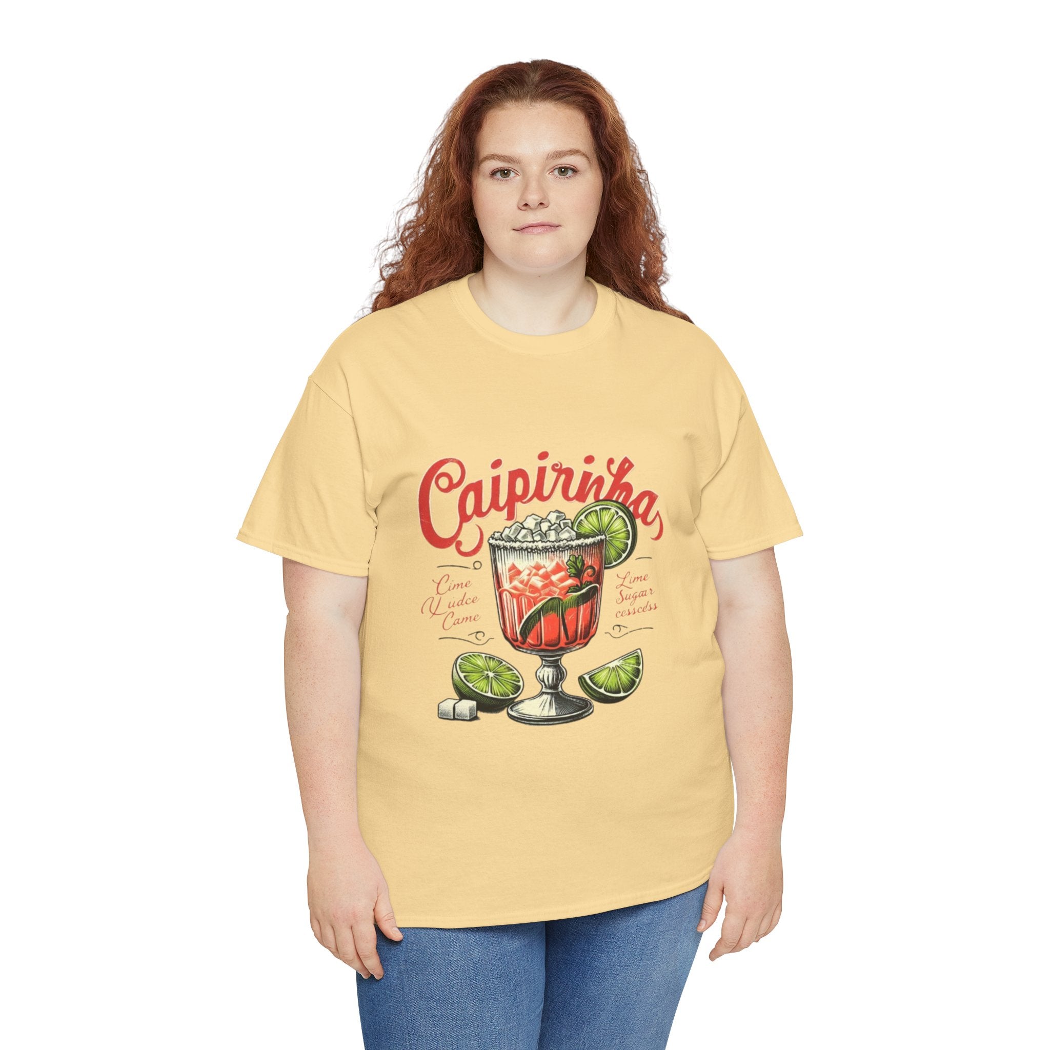 Caipirinha Cocktail Unisex Heavy Cotton Tee