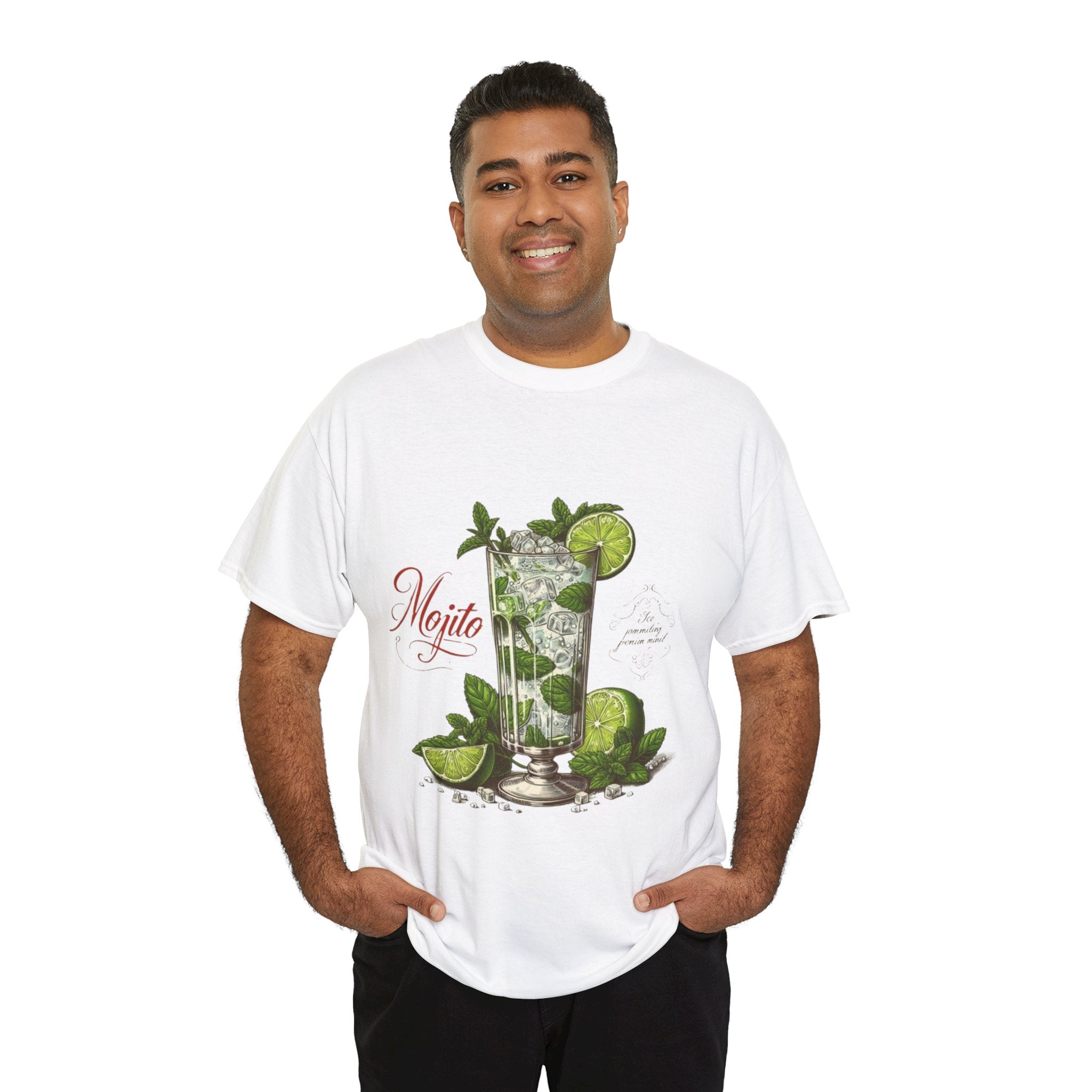 Mojito Cocktail Unisex Heavy Cotton Tee