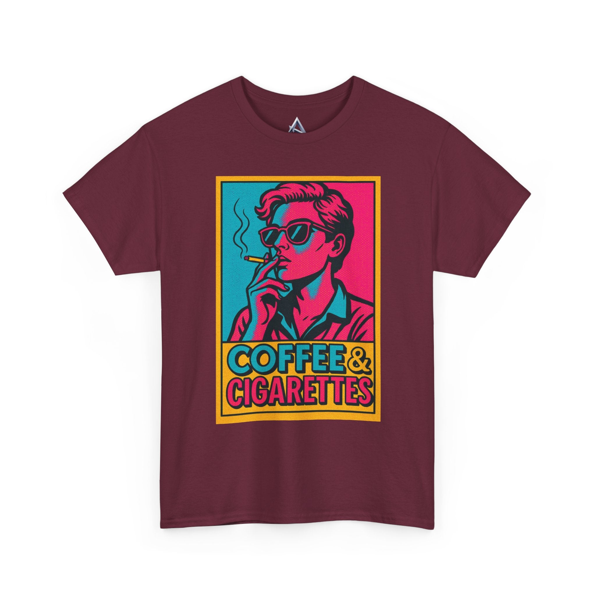 Coffee & Cigarettes Vintage Unisex Heavy Cotton Tee