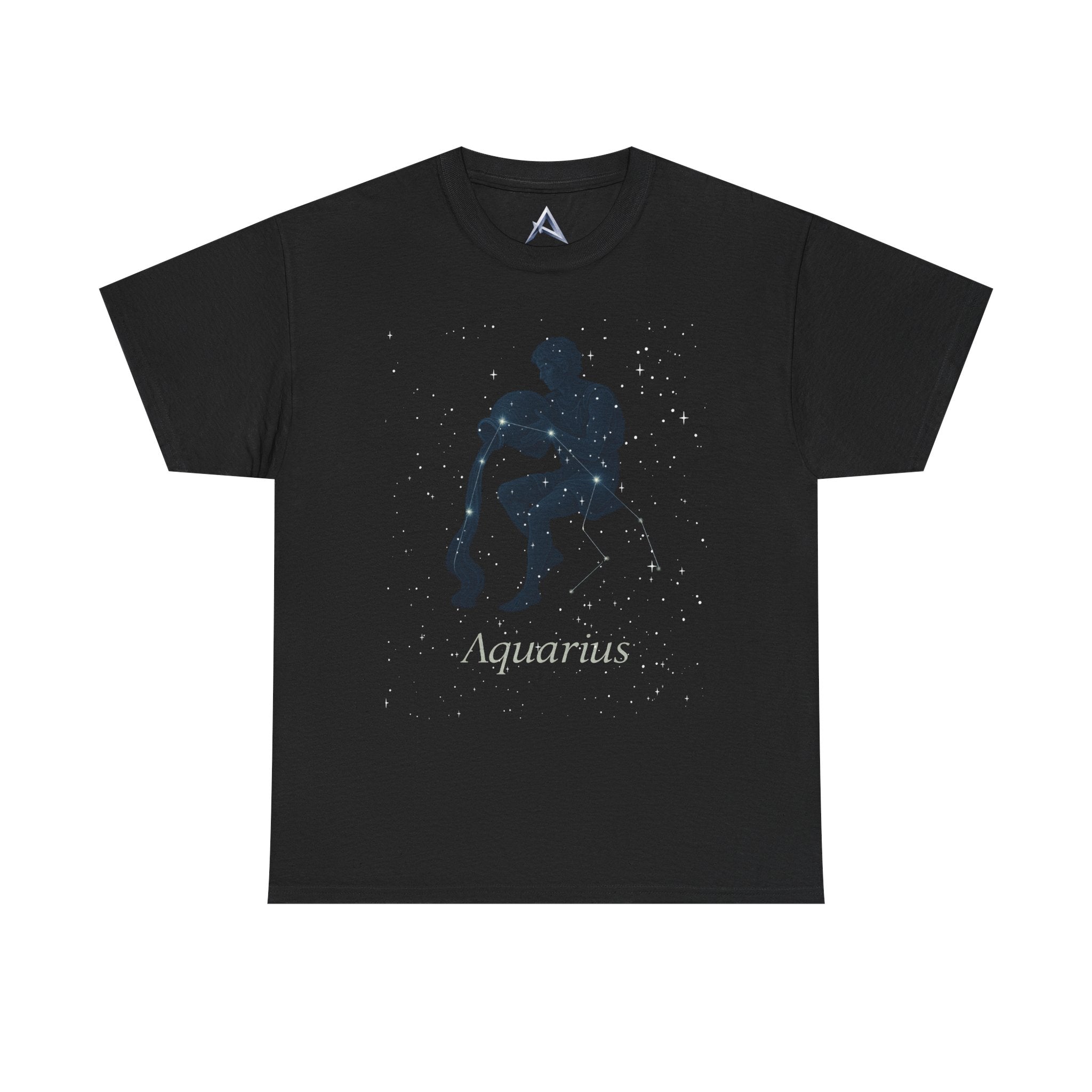 Aquarius Zodiac Astrology Unisex Heavy Cotton Tee