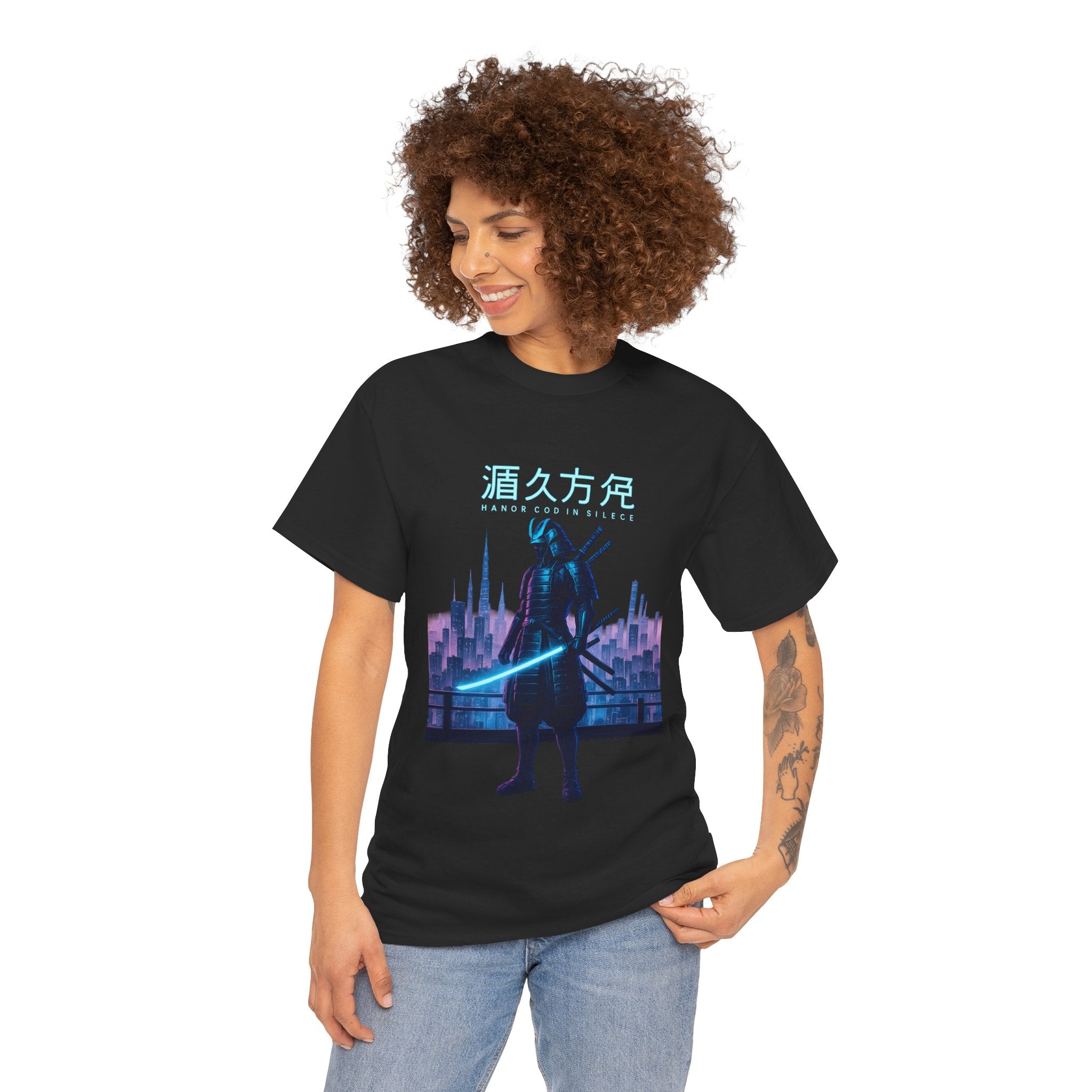 Retro Samurai Heavy Cotton Tee