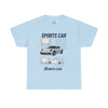 Sporty Car Graphic Heavy Cotton Tee