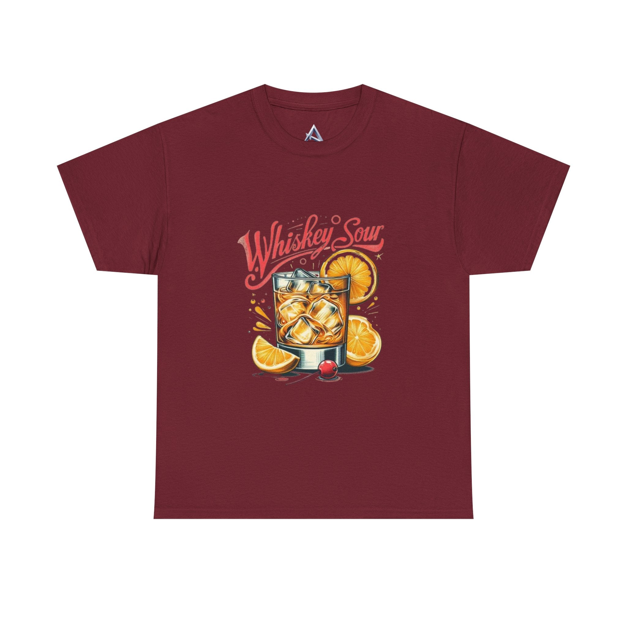 Whiskey Sour Cocktail Unisex Heavy Cotton Tee