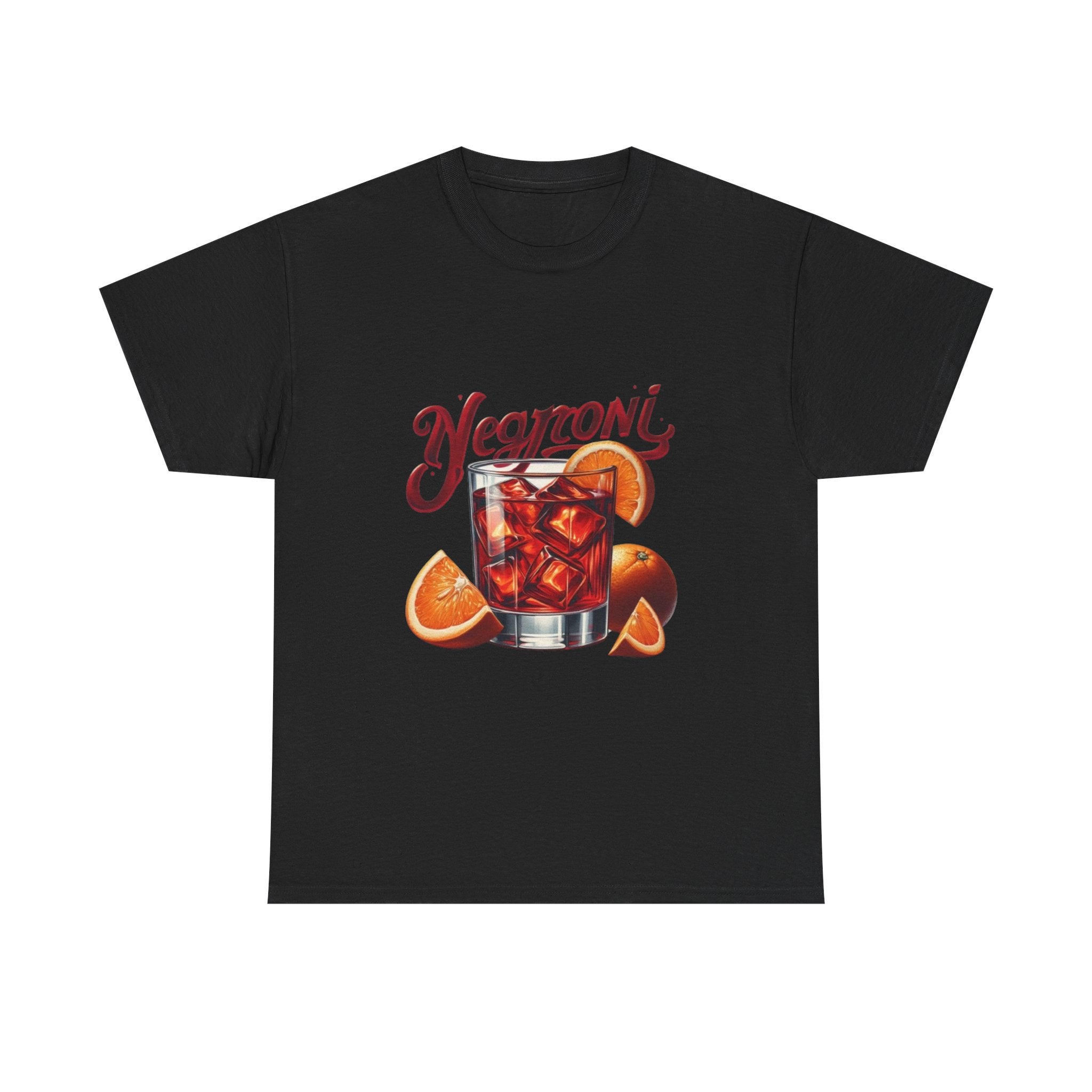 Negroni Cocktail Unisex Heavy Cotton Tee