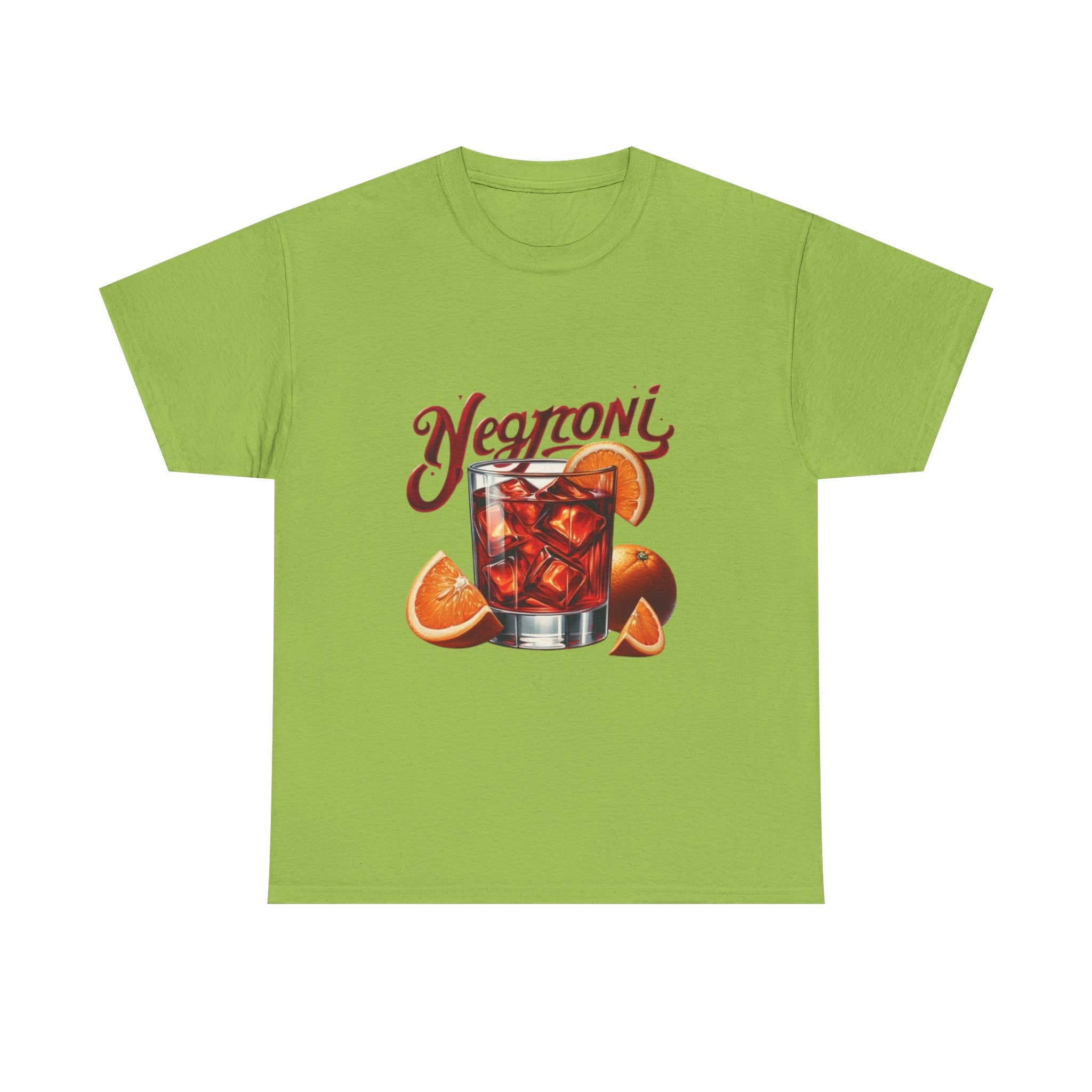 Negroni Cocktail Unisex Heavy Cotton Tee