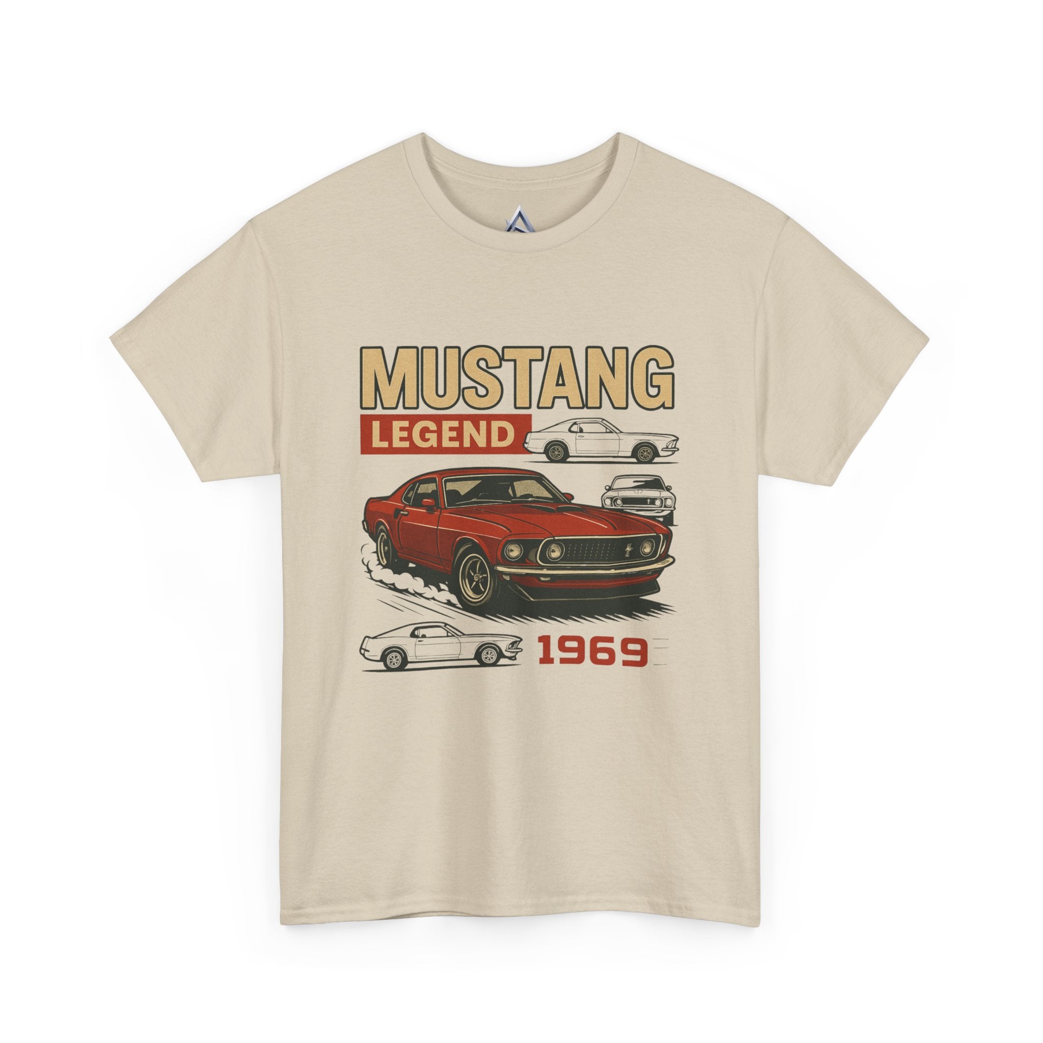 1969 Mustang Legend Unisex Heavy Cotton Tee