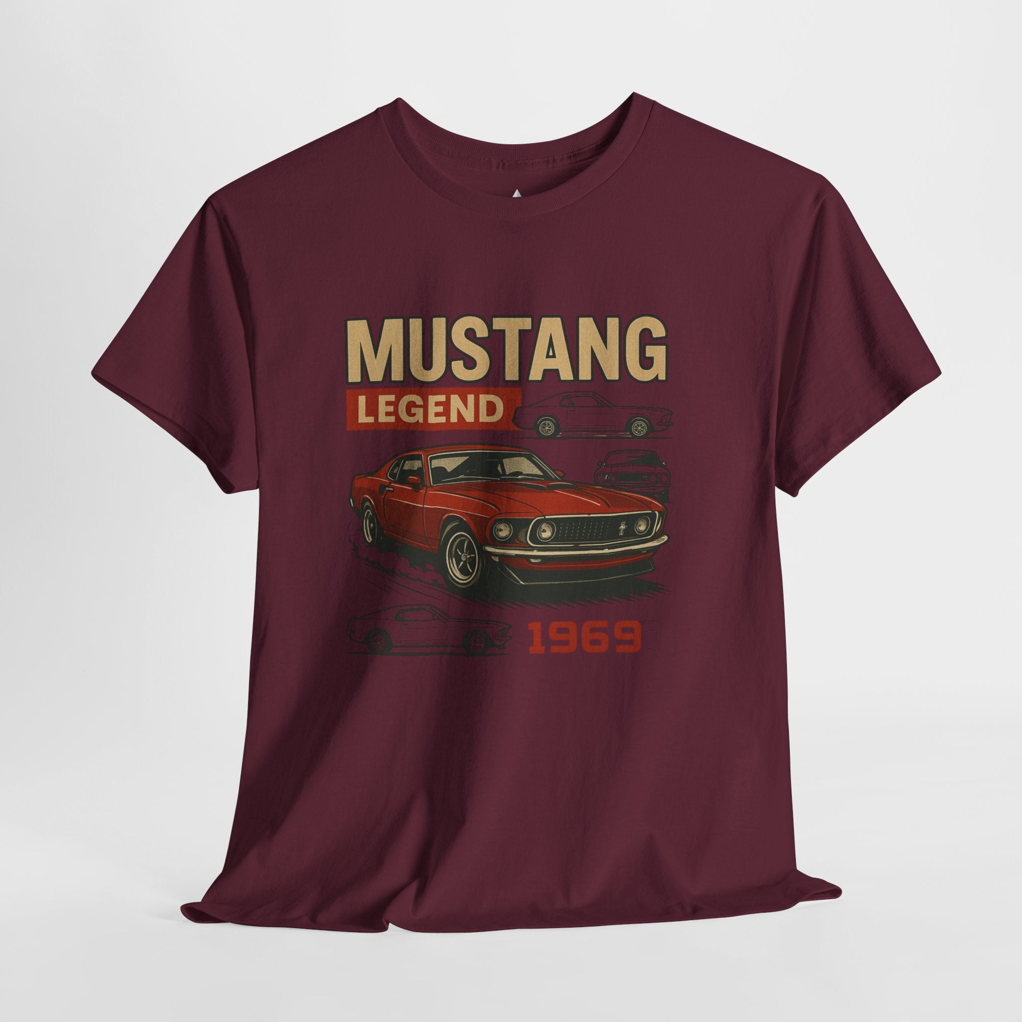 1969 Mustang Legend Unisex Heavy Cotton Tee