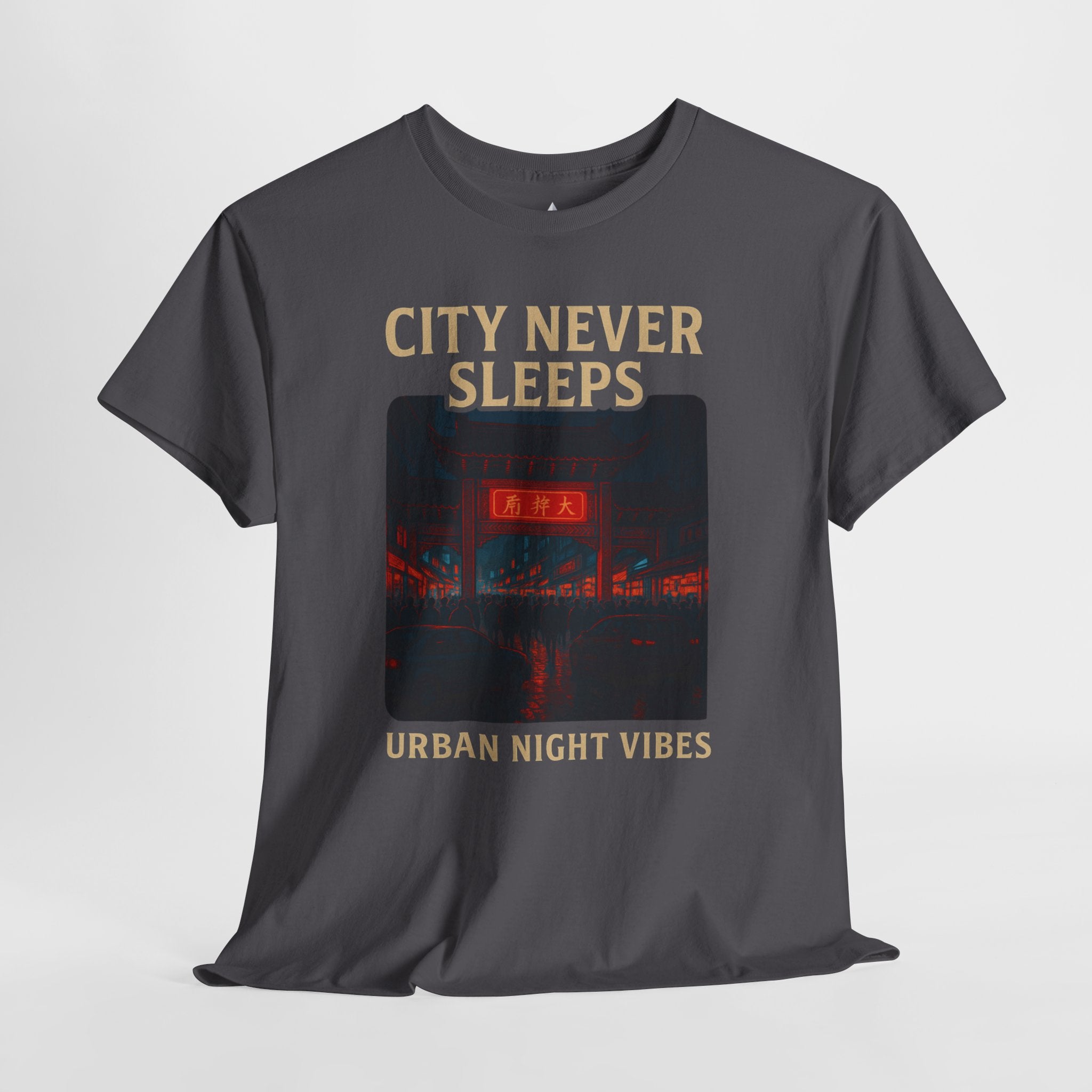 Urban City Night Vibes Unisex Heavy Cotton Tee