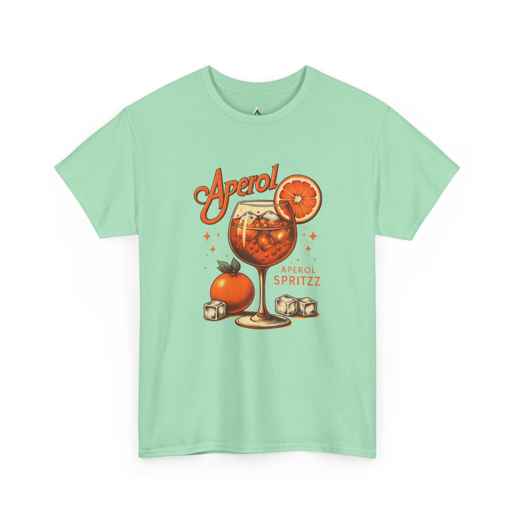 Aperol Spritz Cocktail Unisex Heavy Cotton Tee
