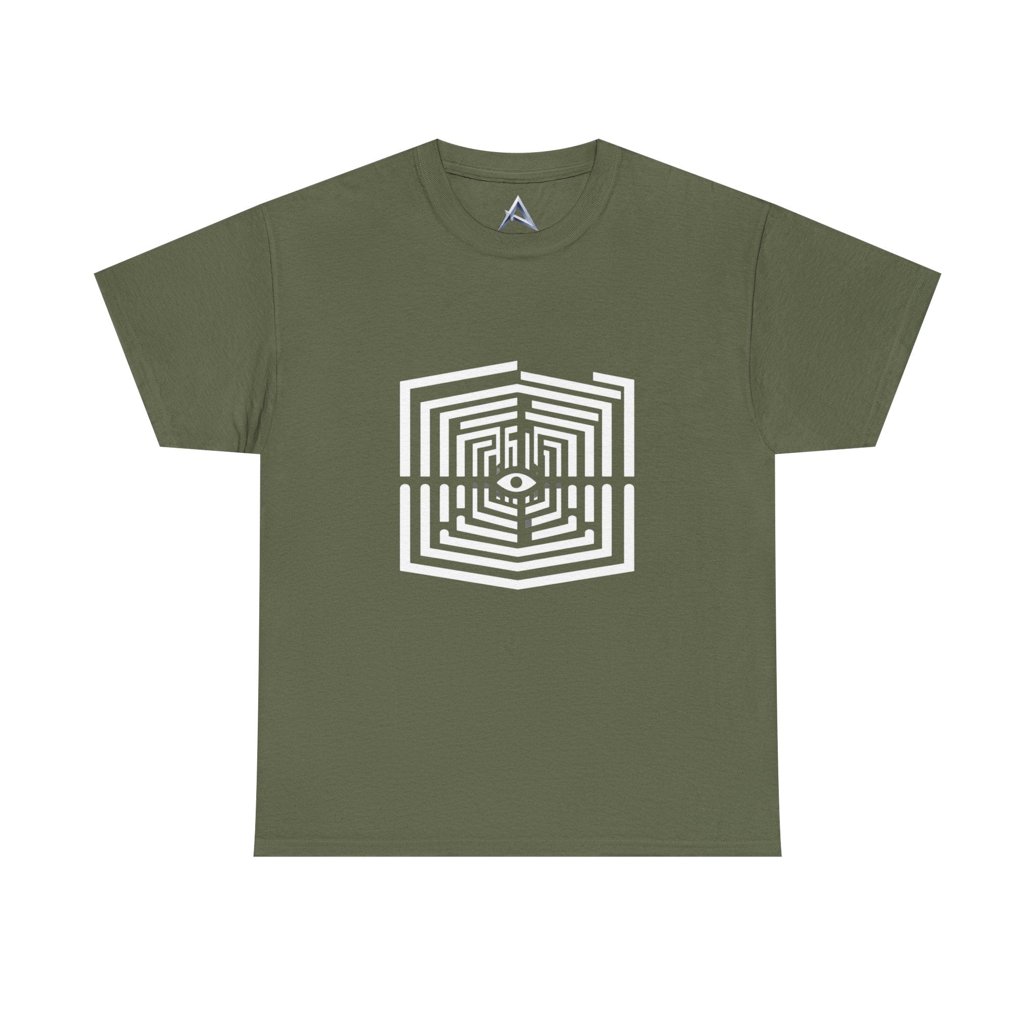 Geometric Maze Heavy Cotton Tee