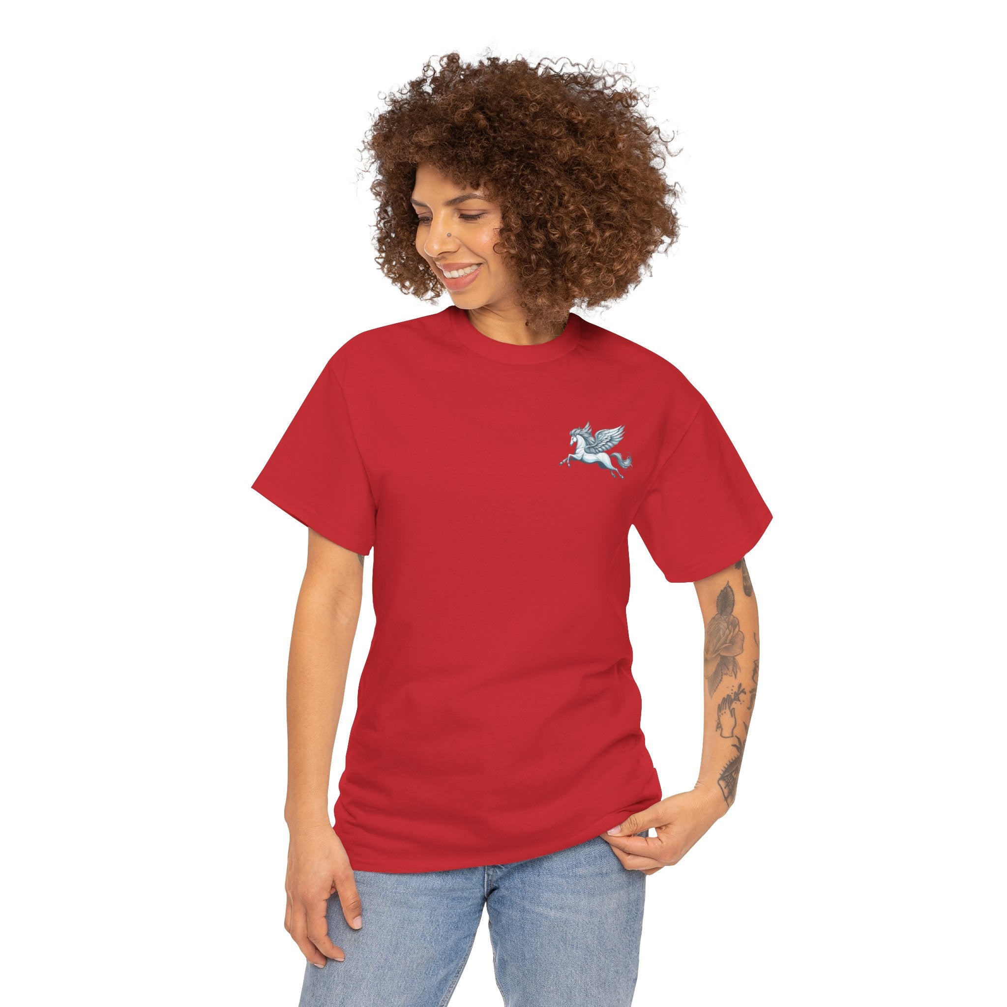 Pegasus Mythological Unisex Heavy Cotton Tee