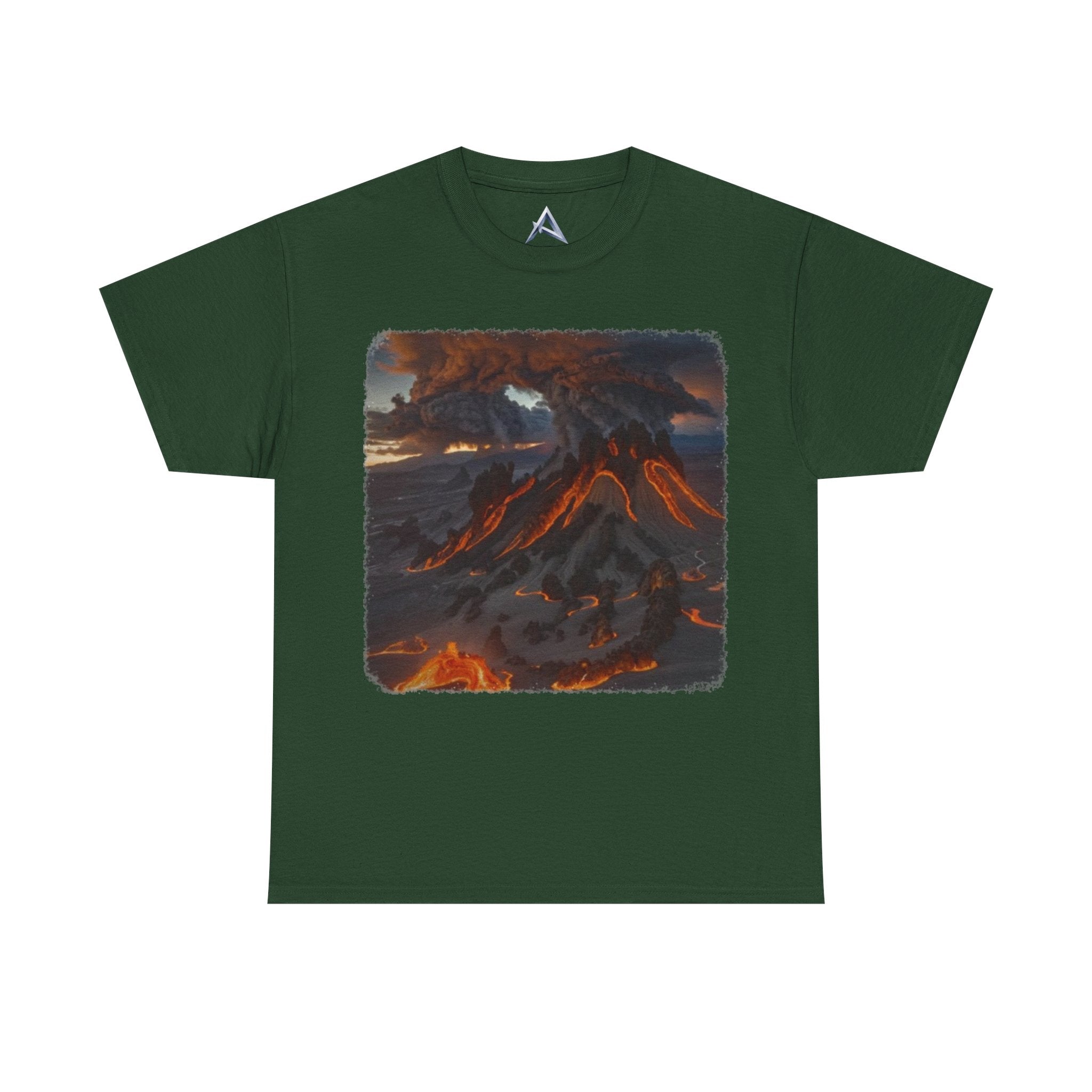 Volcanic Eruption Unisex Heavy Cotton Tee