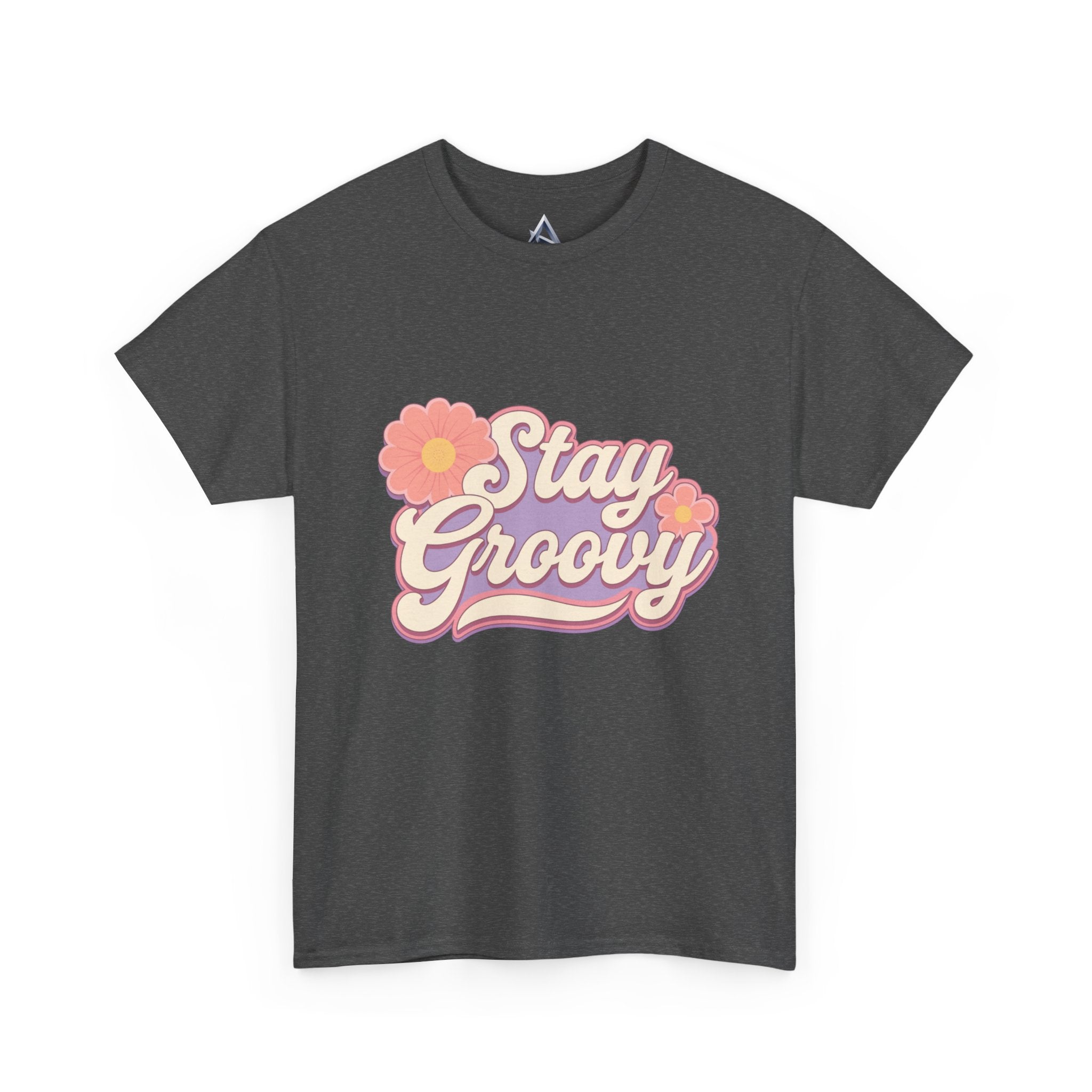Stay Groovy Retro Unisex Heavy Cotton Tee
