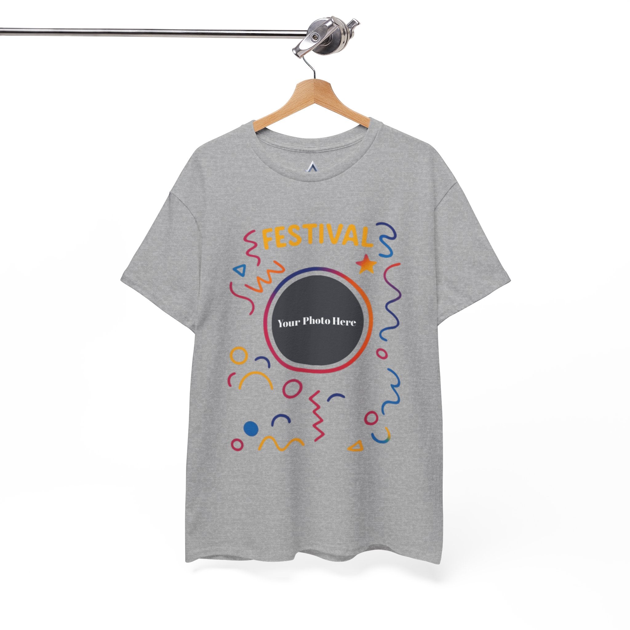 Festival Custom Photo Heavy Cotton Tee