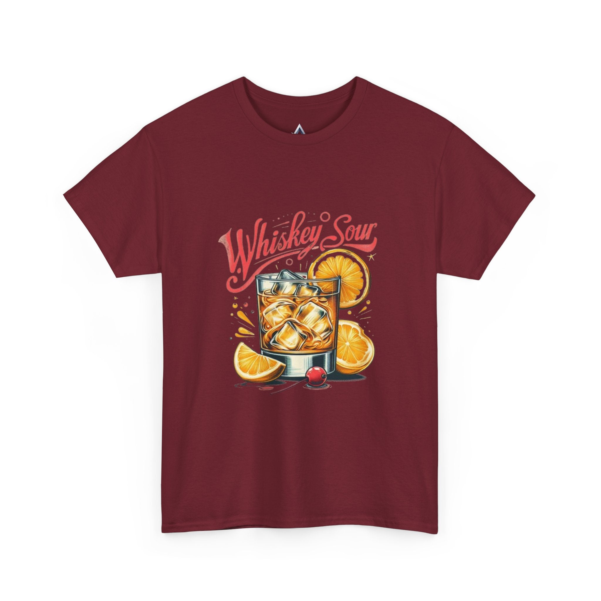 Whiskey Sour Cocktail Unisex Heavy Cotton Tee