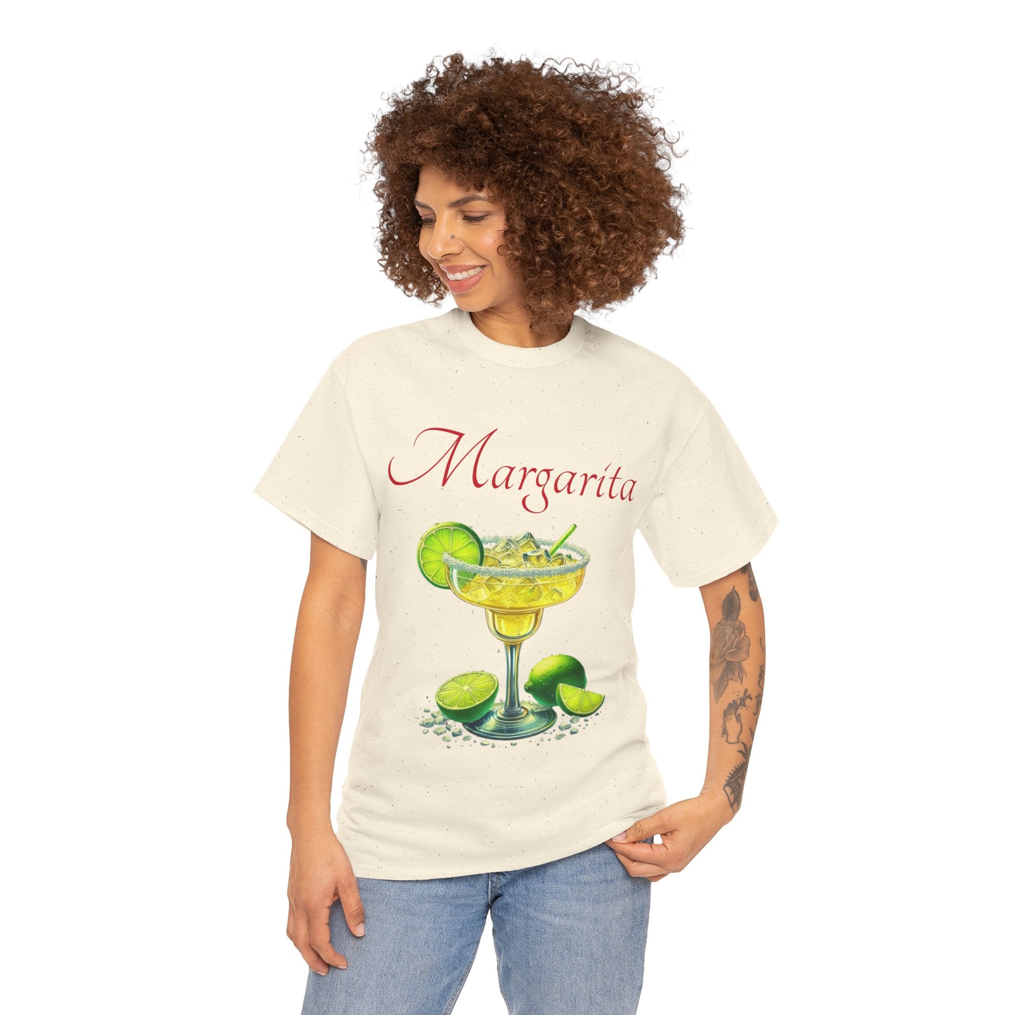 Margarita Cocktail Unisex Heavy Cotton Tee