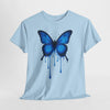 Blue Butterfly Art Unisex Heavy Cotton Tee