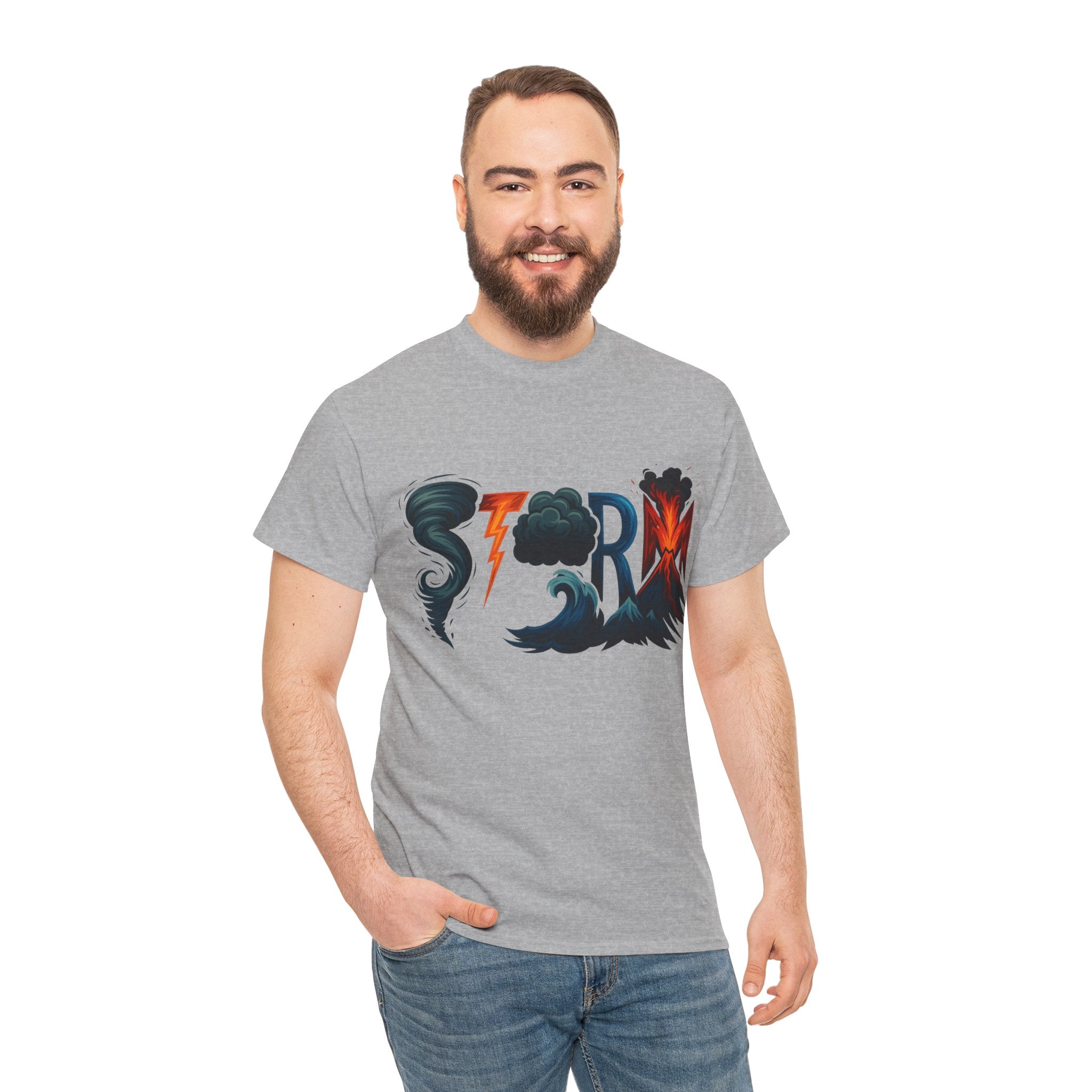 Storm Vibrant Graphic Unisex Heavy Cotton Tee