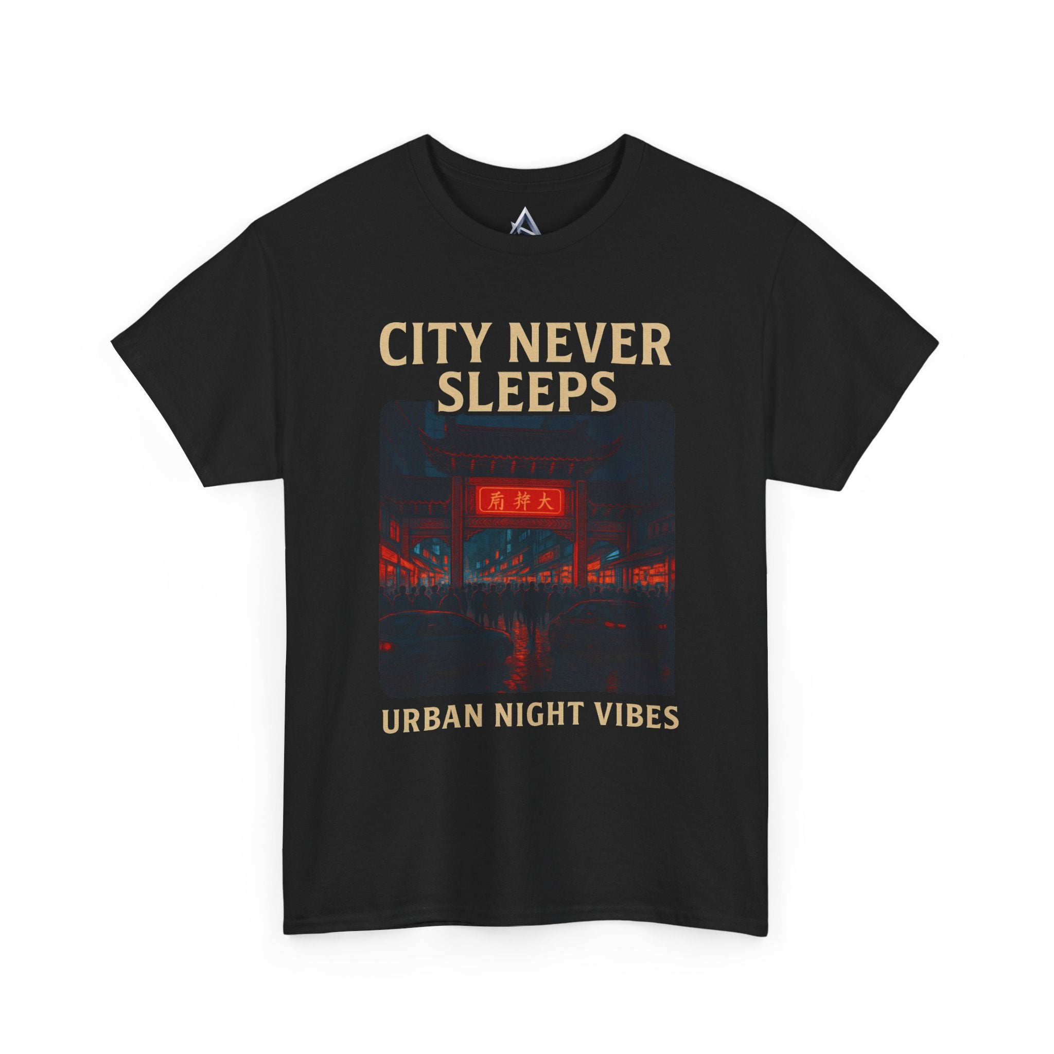 Urban City Night Vibes Unisex Heavy Cotton Tee