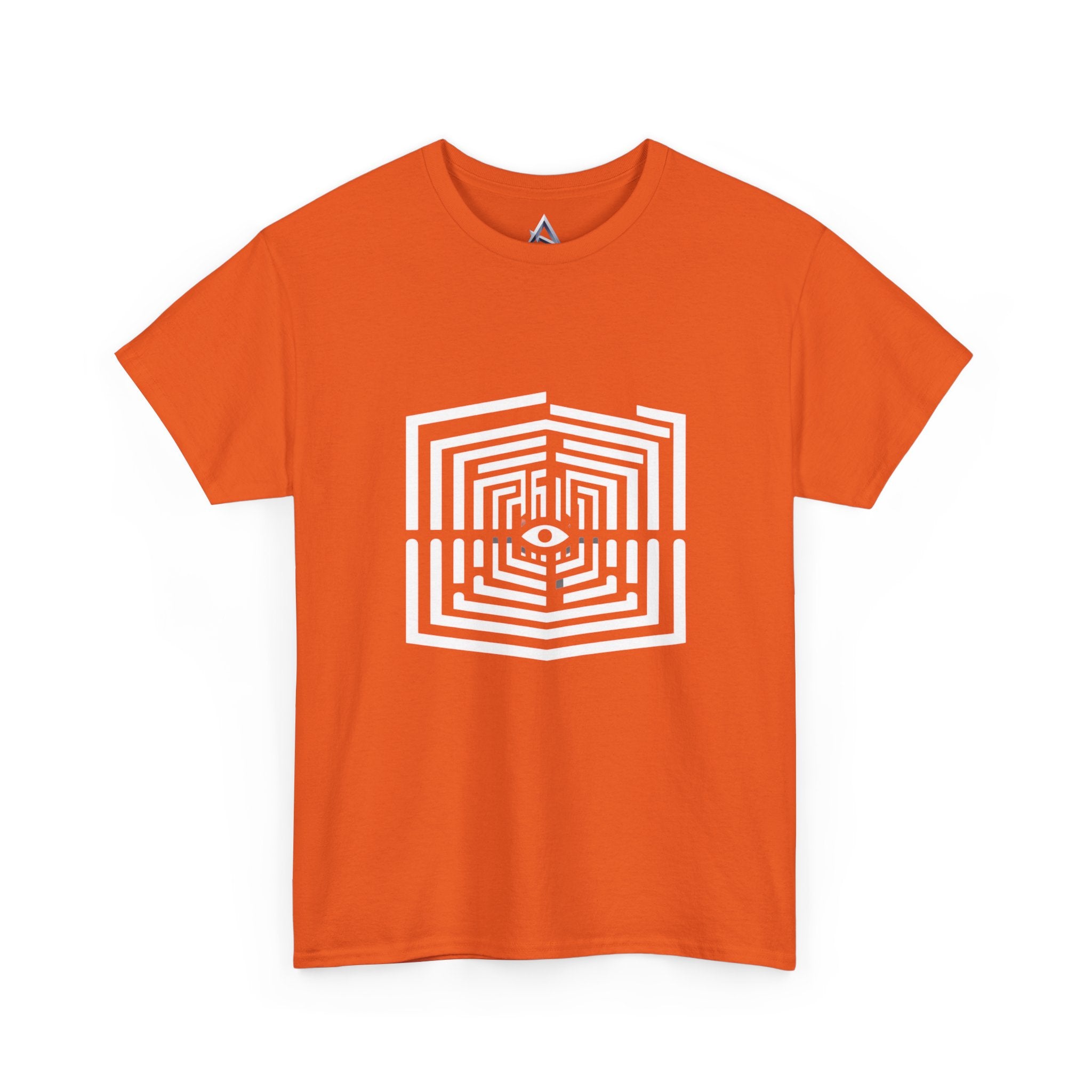 Geometric Maze Heavy Cotton Tee