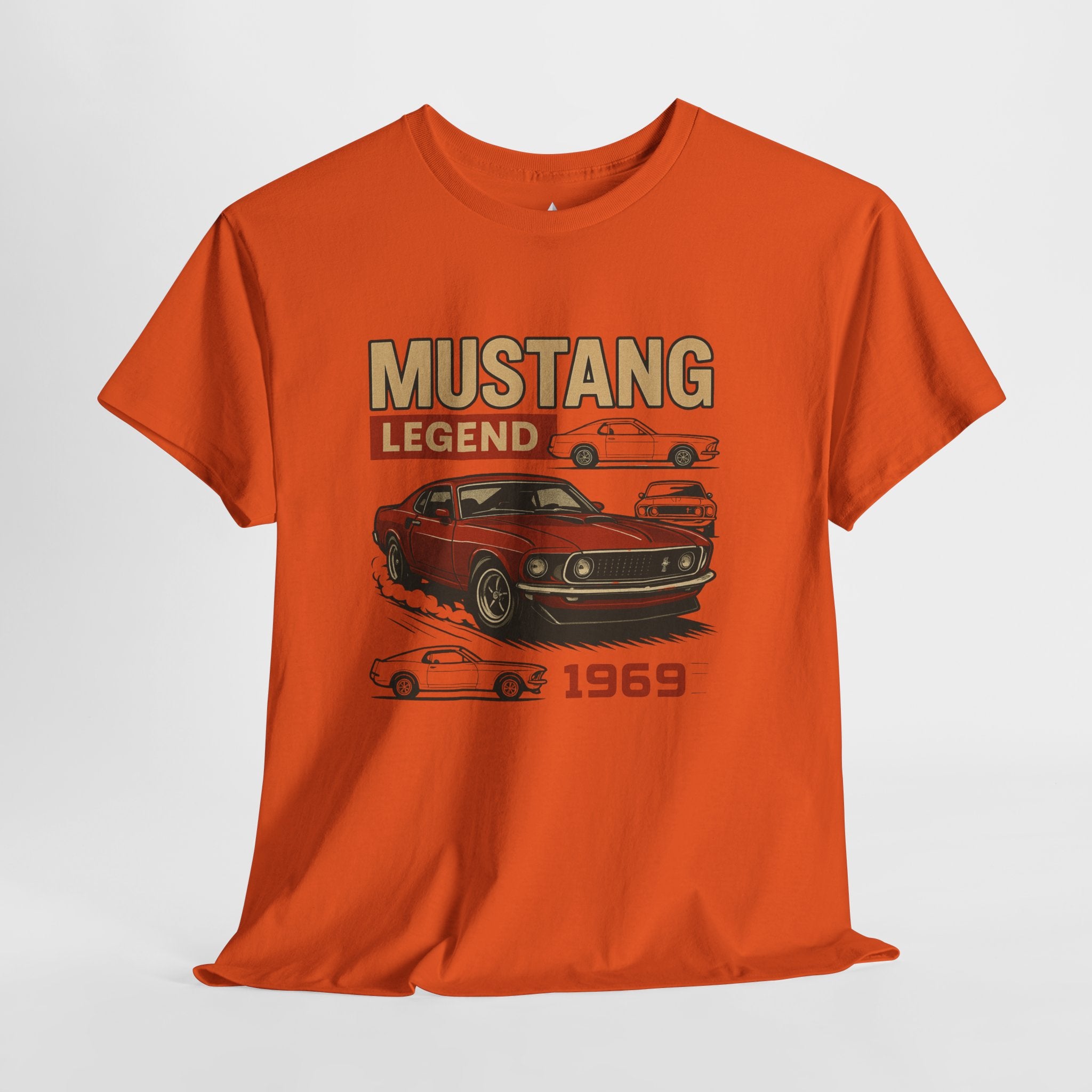 1969 Mustang Legend Unisex Heavy Cotton Tee