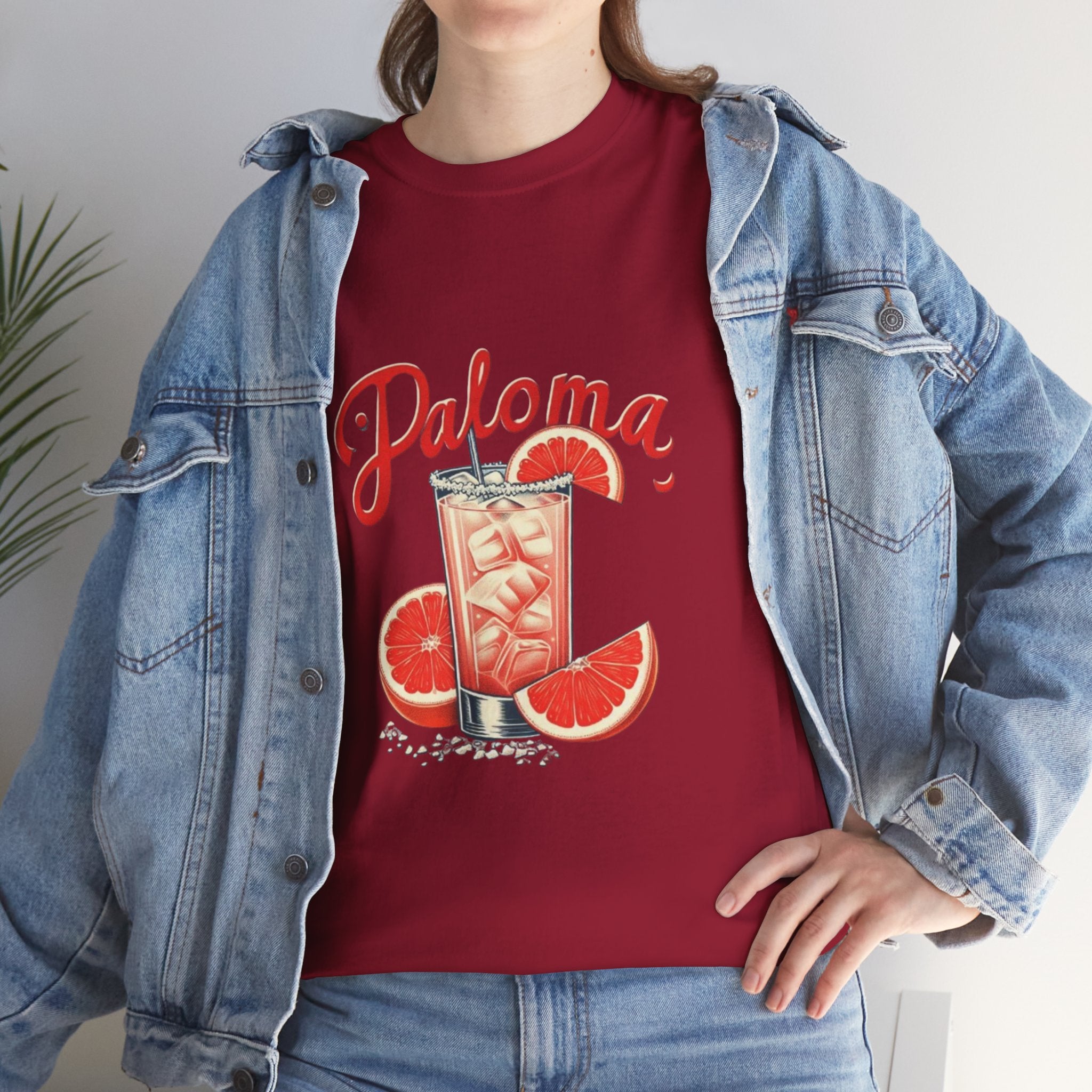 Paloma Cocktail Unisex Heavy Cotton Tee