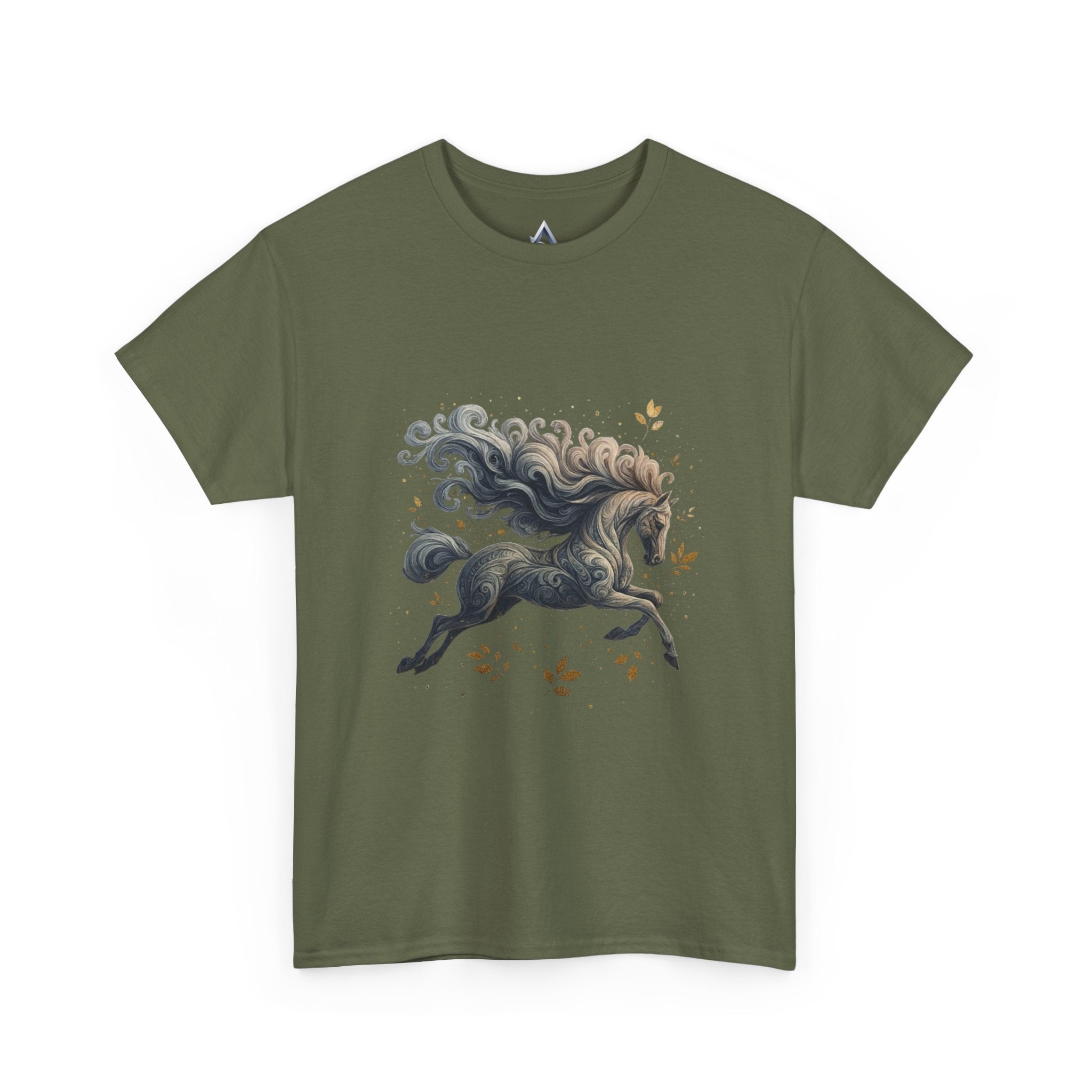 Majestic Horse Graphic Heavy Cotton Tee