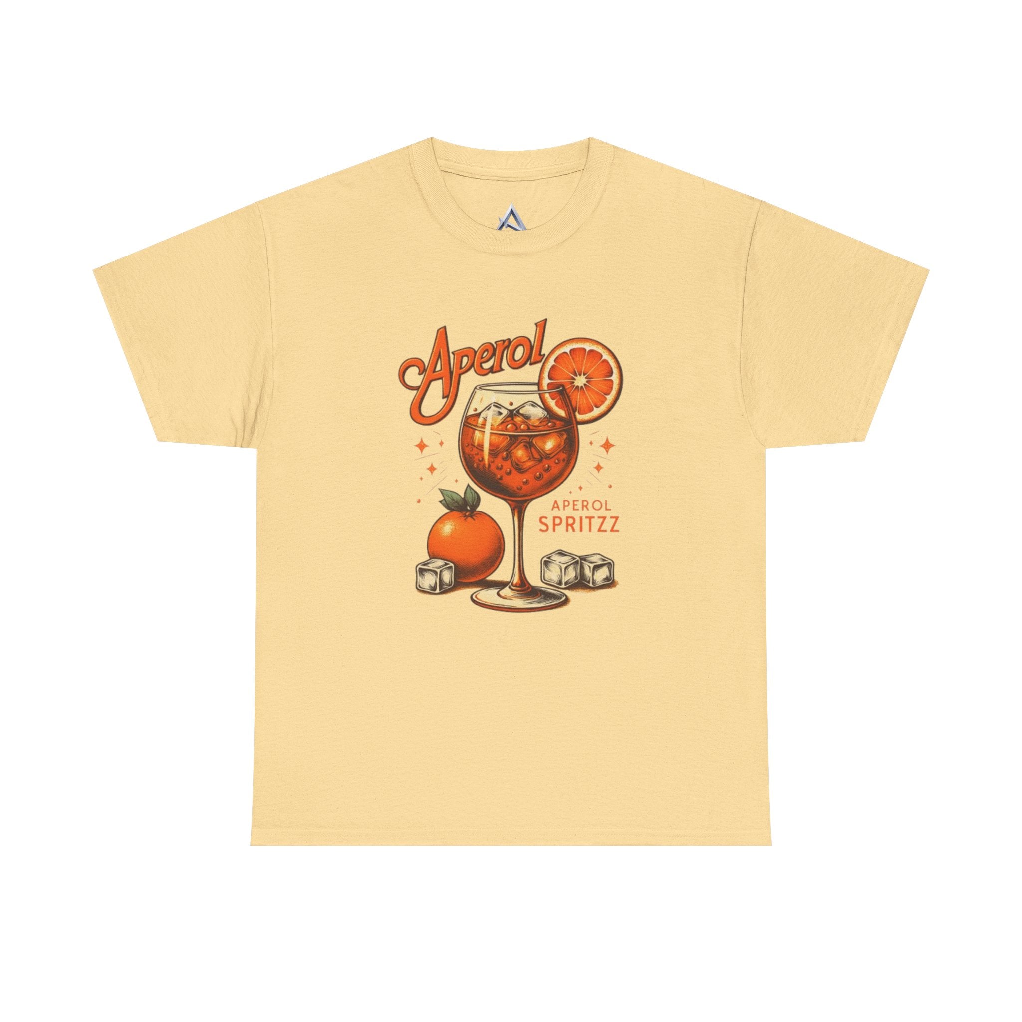 Aperol Spritz Cocktail Unisex Heavy Cotton Tee