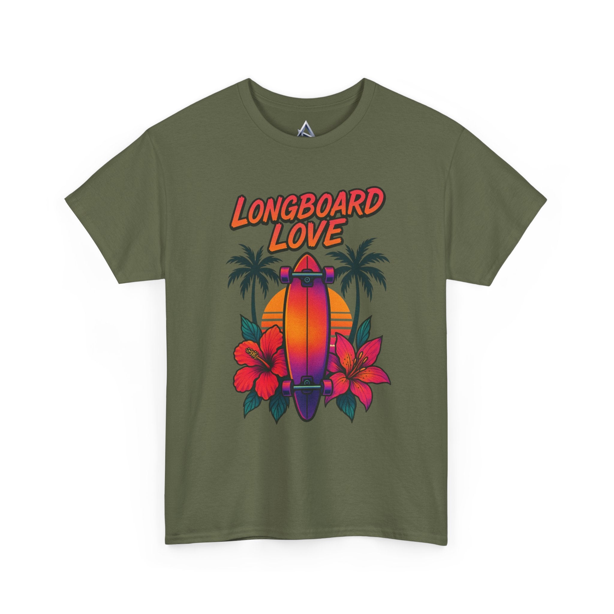 Longboard Love Unisex Heavy Cotton Tee