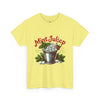 Mint Julep Cocktail Unisex Heavy Cotton Tee