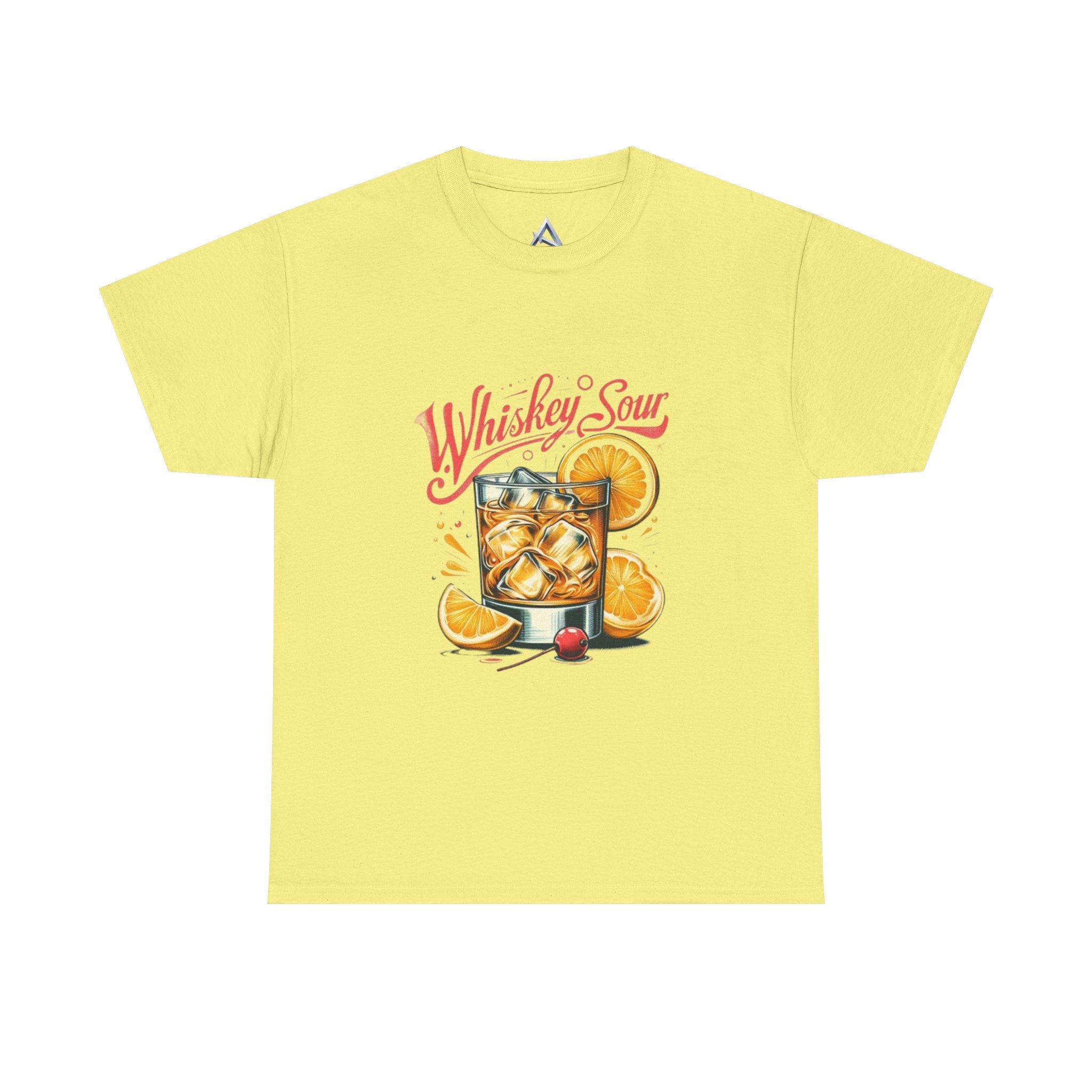 Whiskey Sour Cocktail Unisex Heavy Cotton Tee