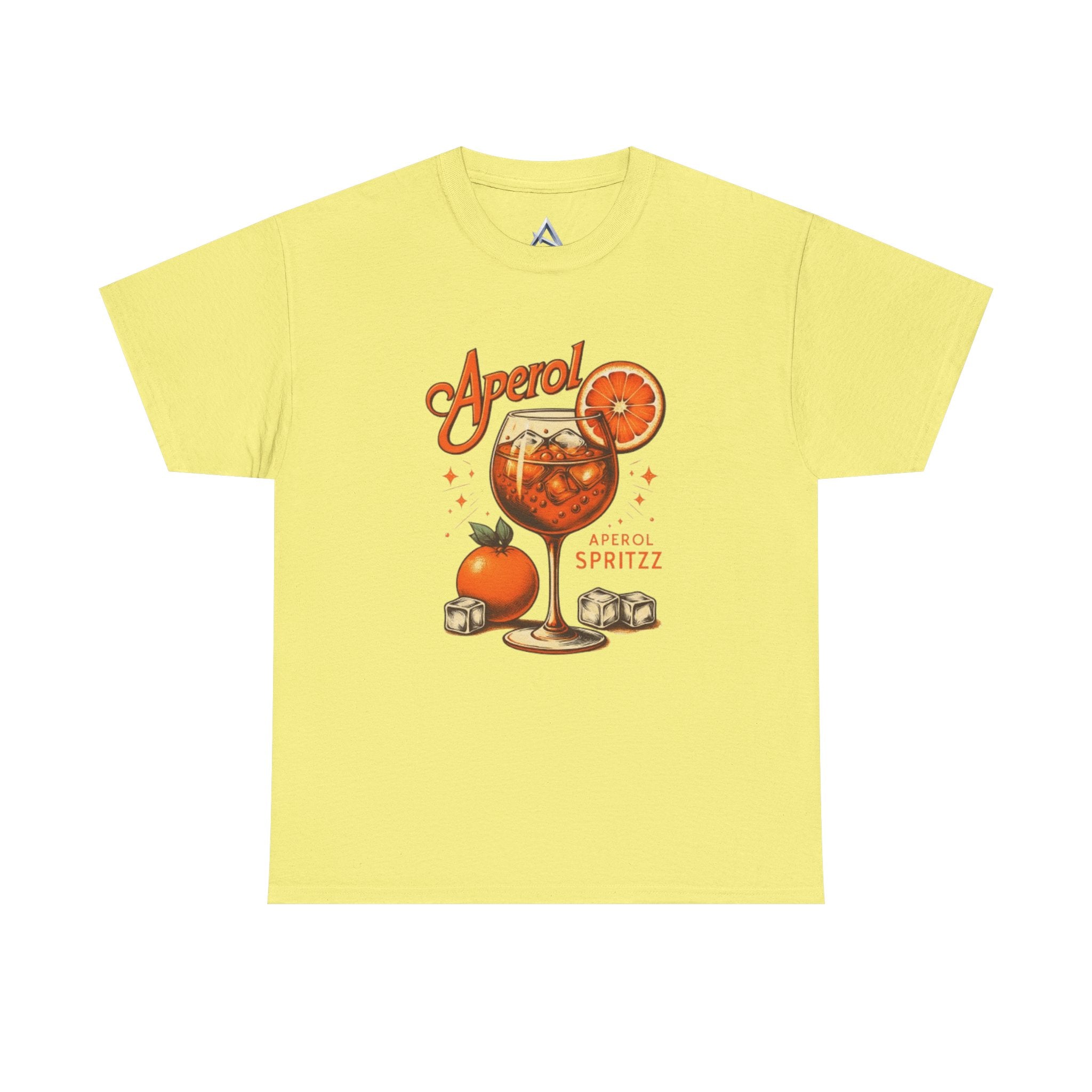 Aperol Spritz Cocktail Unisex Heavy Cotton Tee