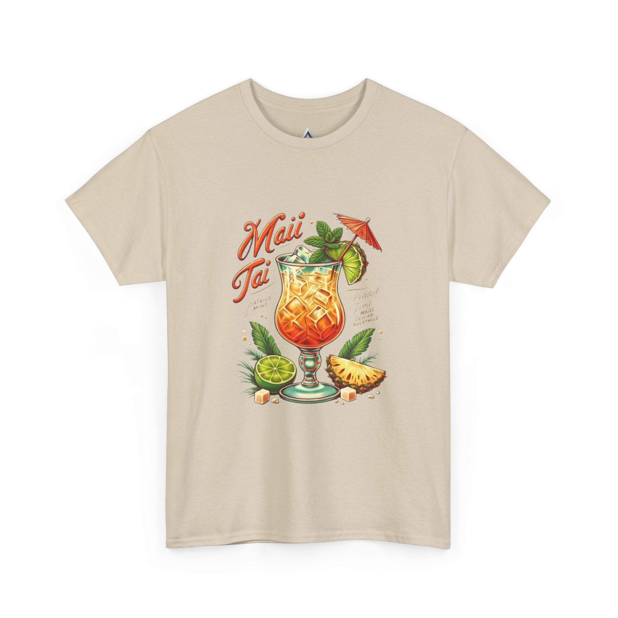 Maui Tai Cocktail Unisex Heavy Cotton Tee