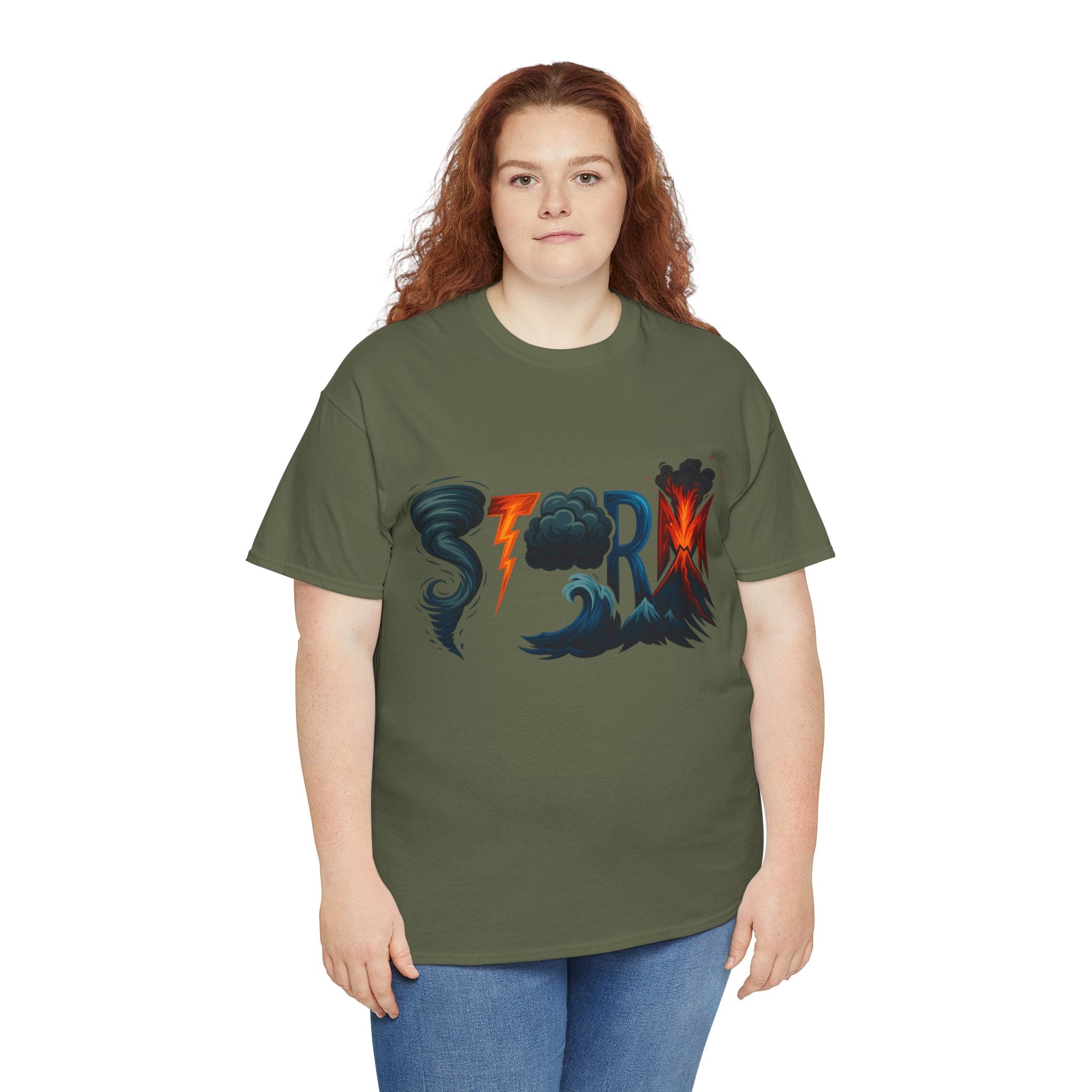 Storm Vibrant Graphic Unisex Heavy Cotton Tee