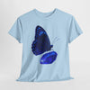 Blue Butterfly Graphic Heavy Cotton Tee