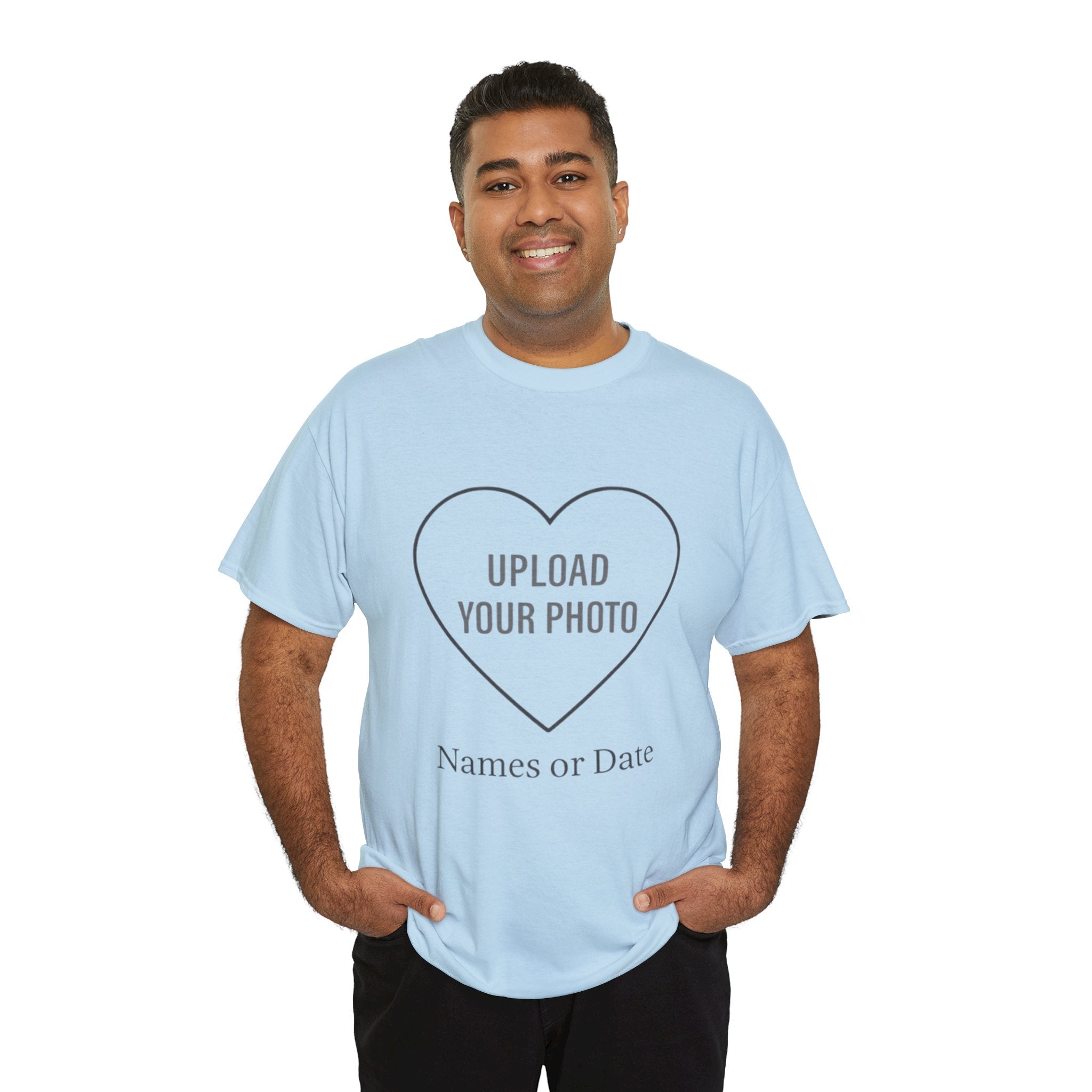 Photo Heart Custom - Heavy Cotton Tee