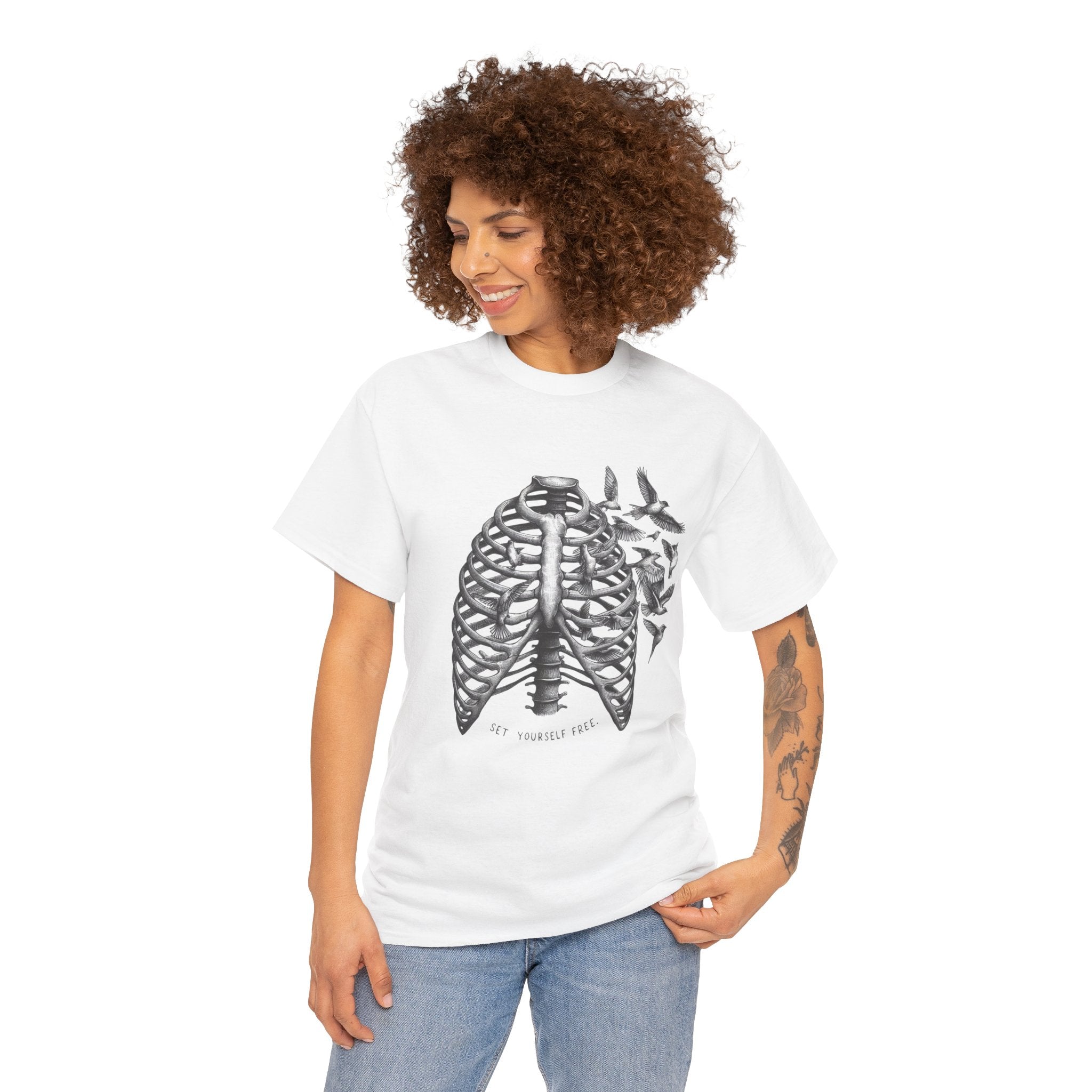 Botanical Lungs Unisex Heavy Cotton Tee