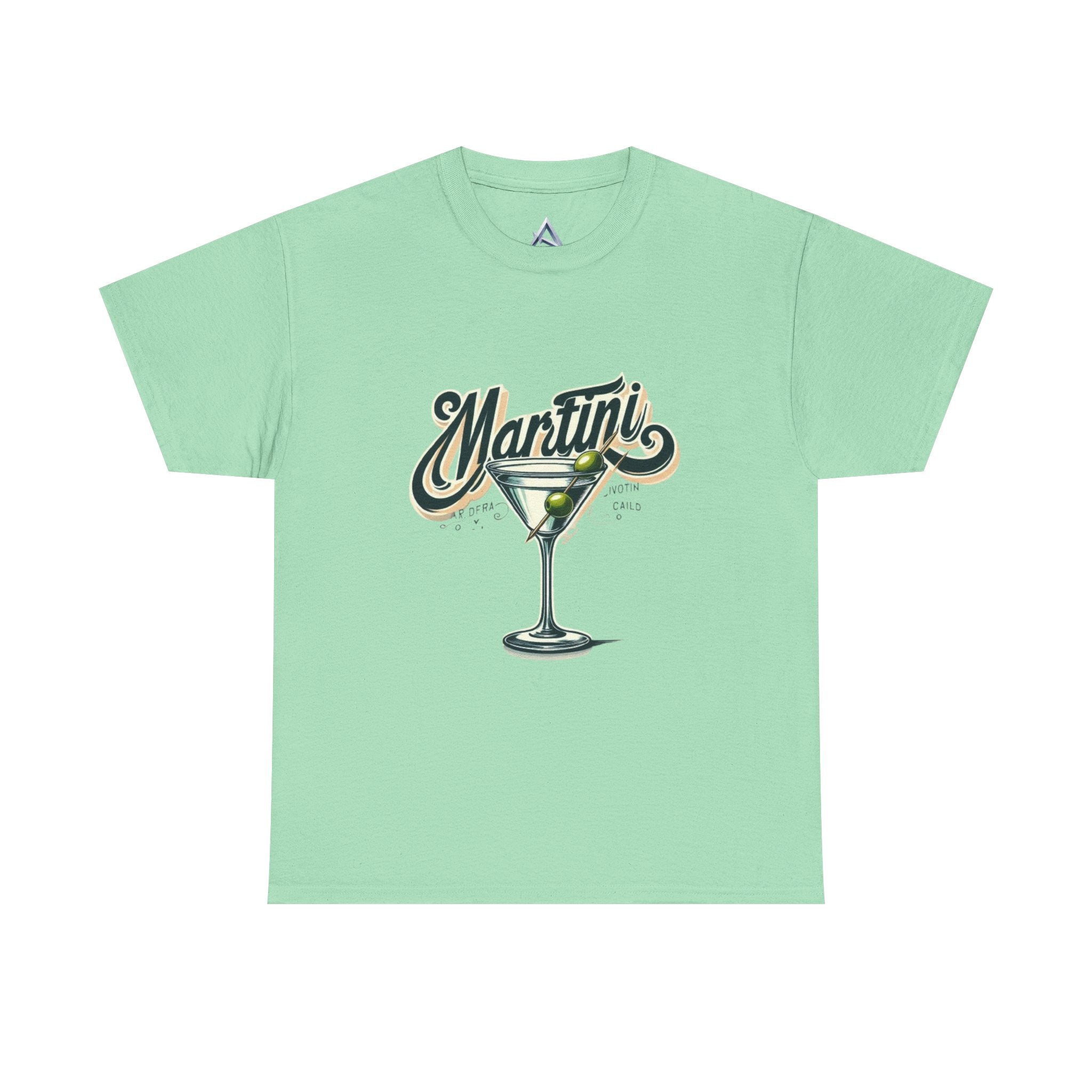 Martini Cocktail Unisex Heavy Cotton Tee