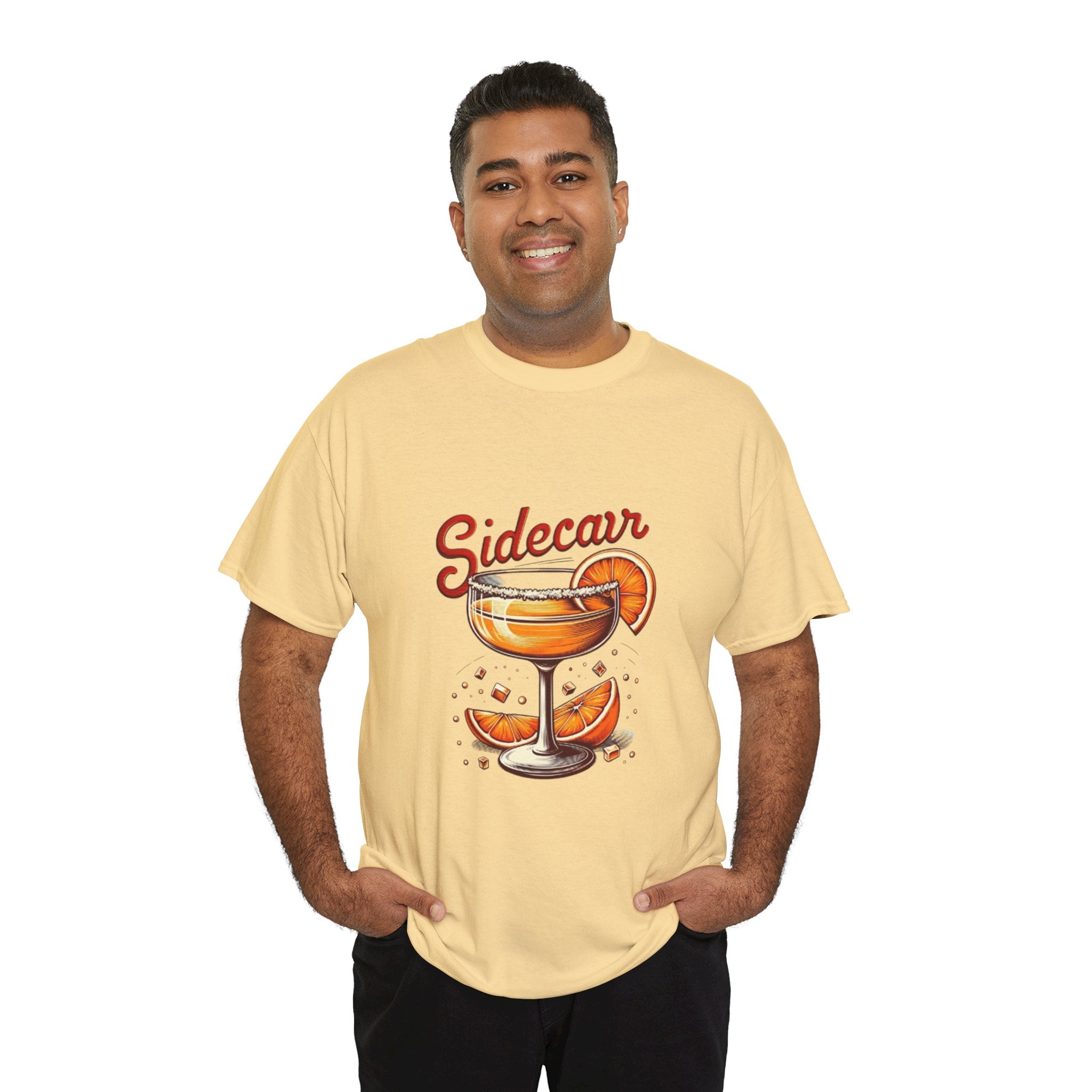 Sidecar Cocktail Unisex Heavy Cotton Tee