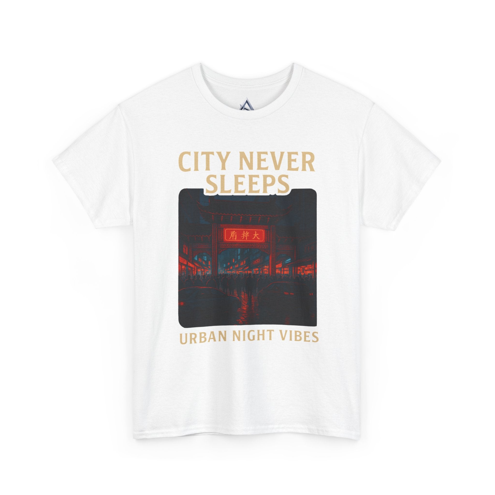 Urban City Night Vibes Unisex Heavy Cotton Tee