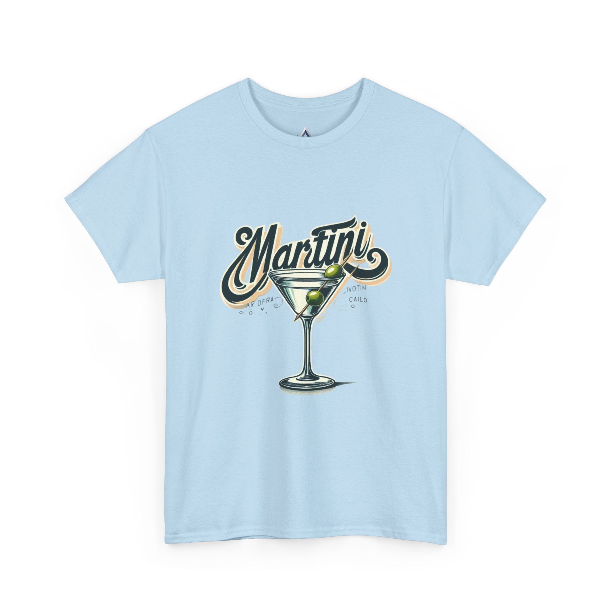 Martini Cocktail Unisex Heavy Cotton Tee